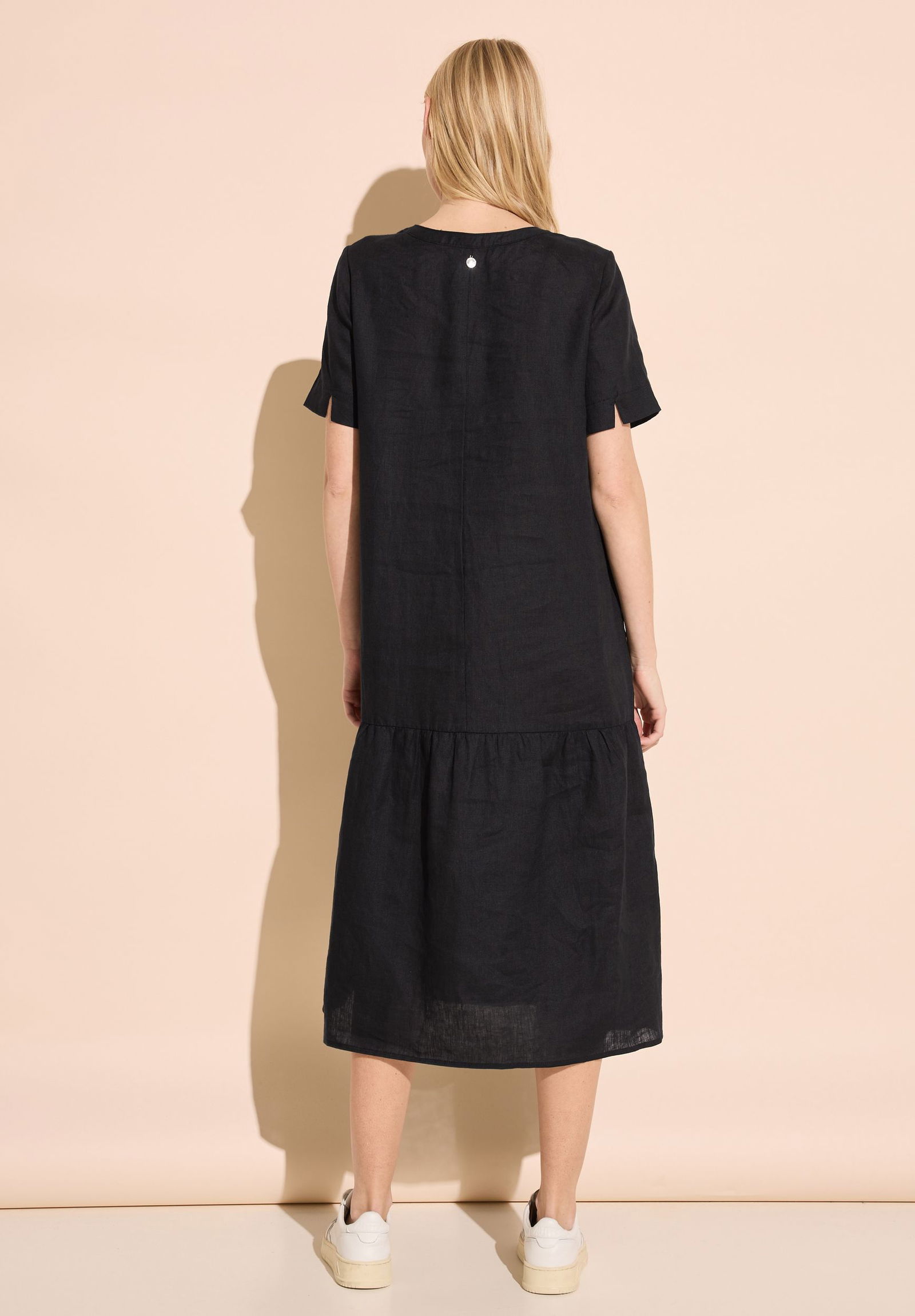 Street One | Street One Kleid aus Leinen | 40 | black