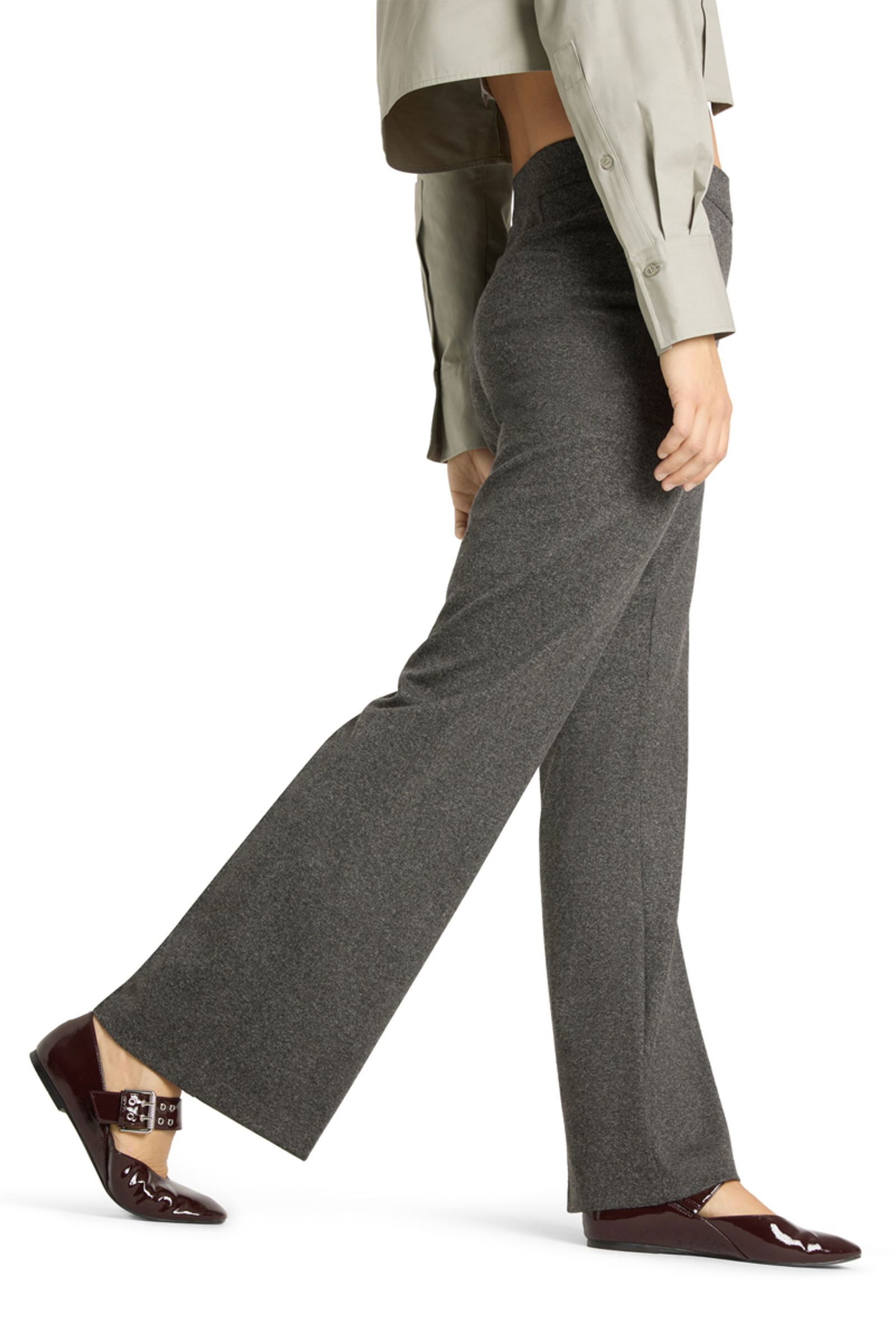 dc7272ff74062459775e85b0916612ef Cambio |  Cambio Schmale Hose  | 44/32 | charcoal melange