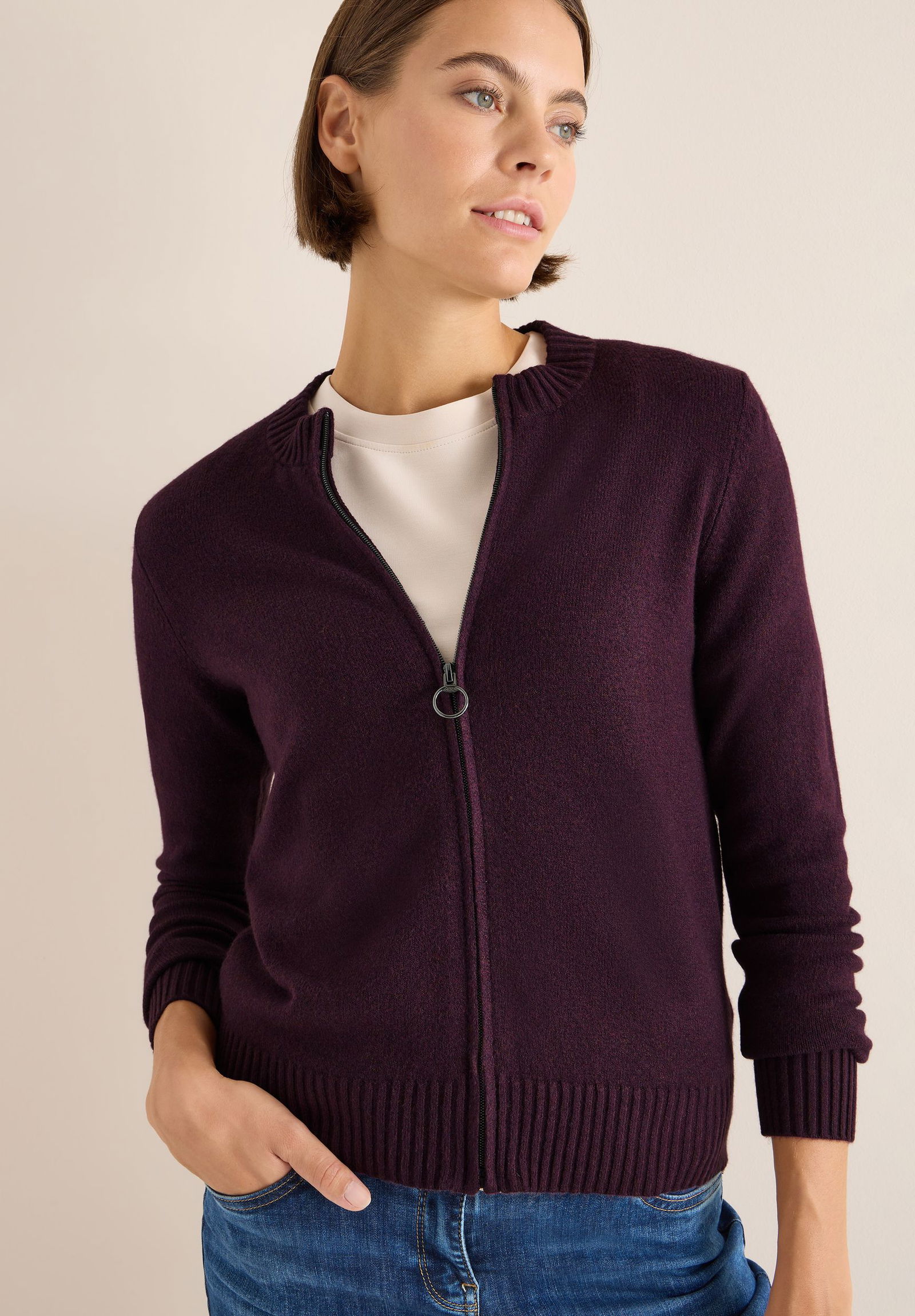  | Cosy Cardigan mit Zipper | L | 11231_17130