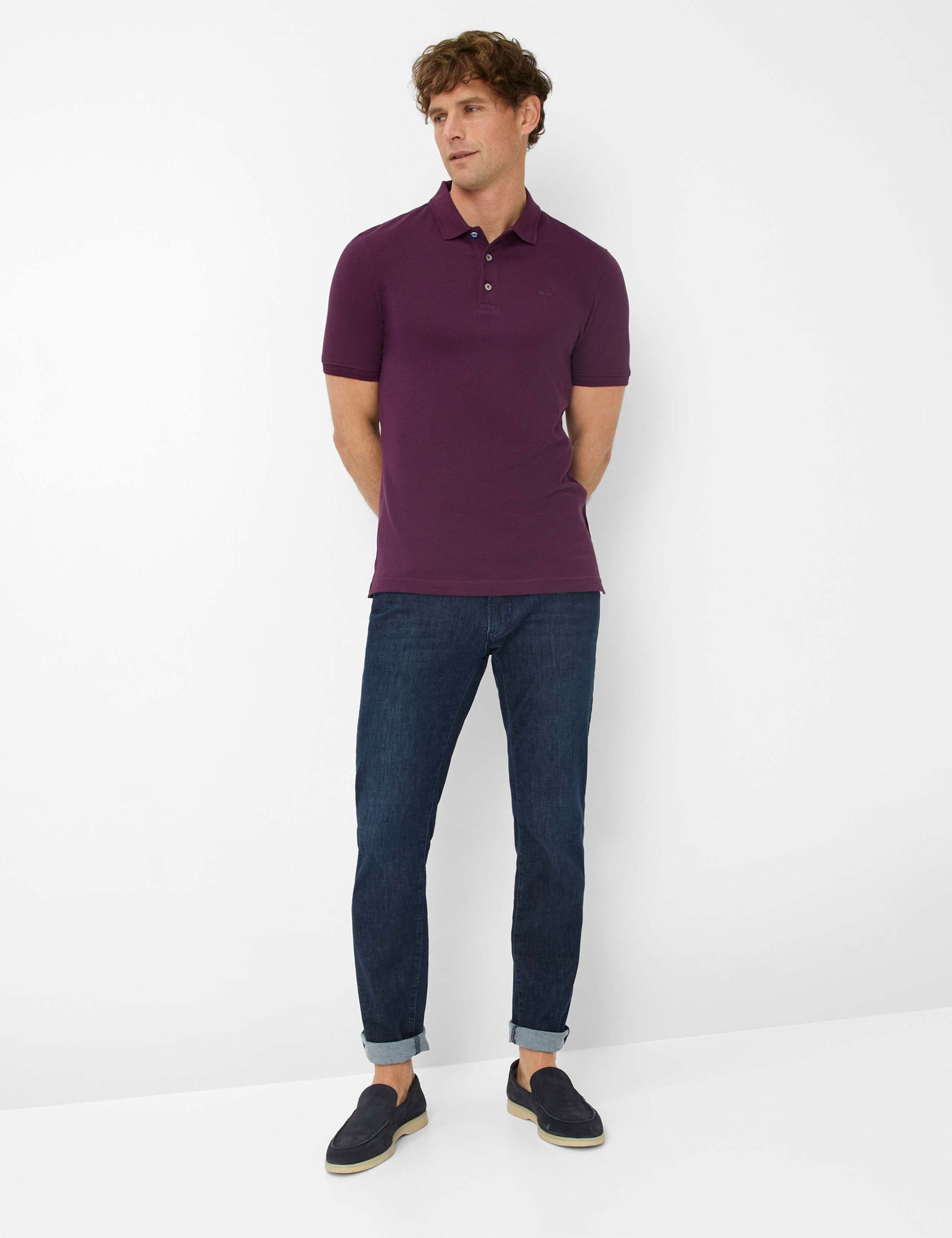 Brax |  Brax Poloshirt  | M | magenta