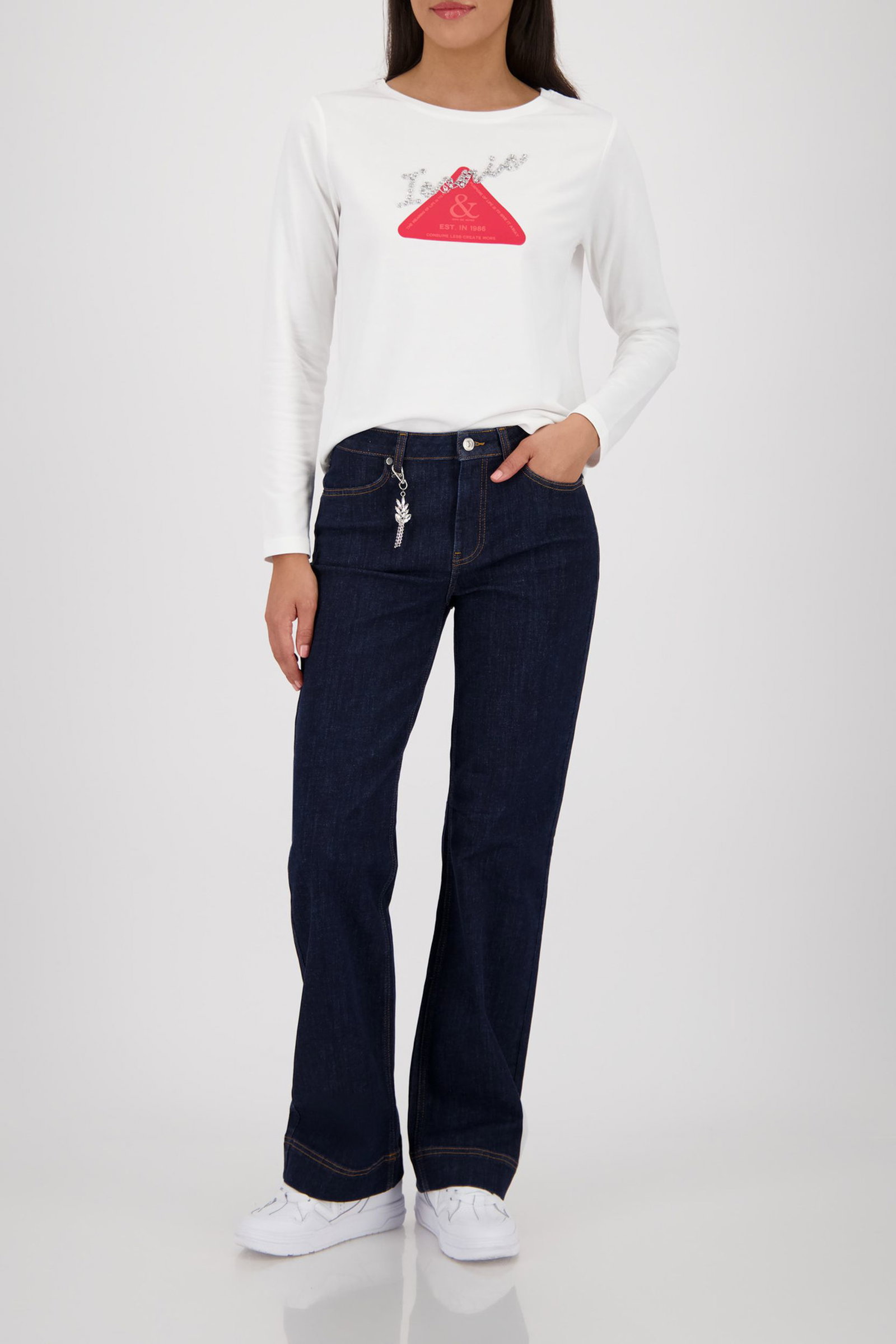 Monari |  Pullover, off-white | 44 | off-white