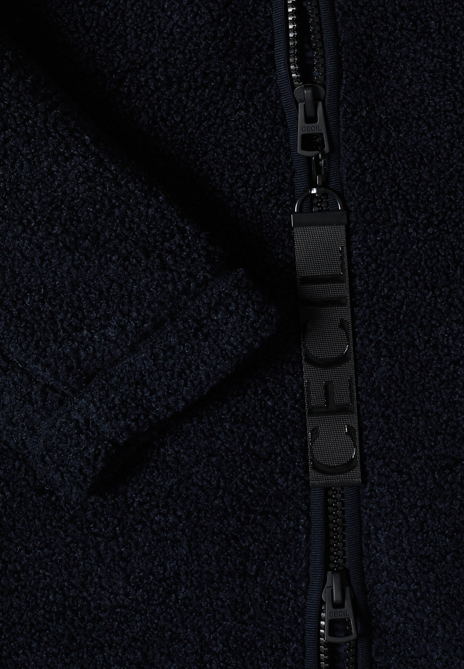 TOS Teddy Matmix Coat, dark navy blue #2