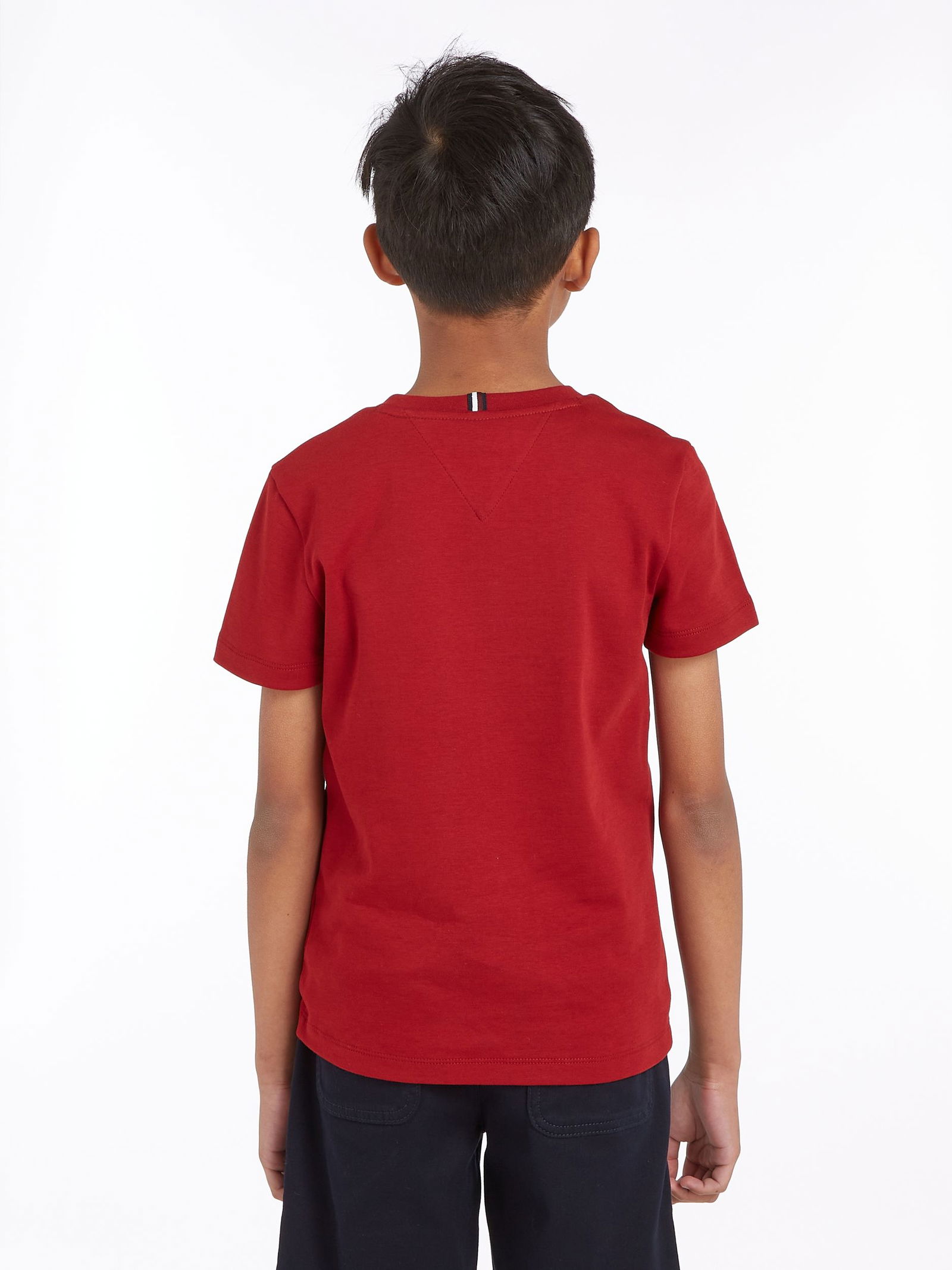 Tommy Hilfiger |  HILFIGER LOGO TEE S/S | 16 | rouge