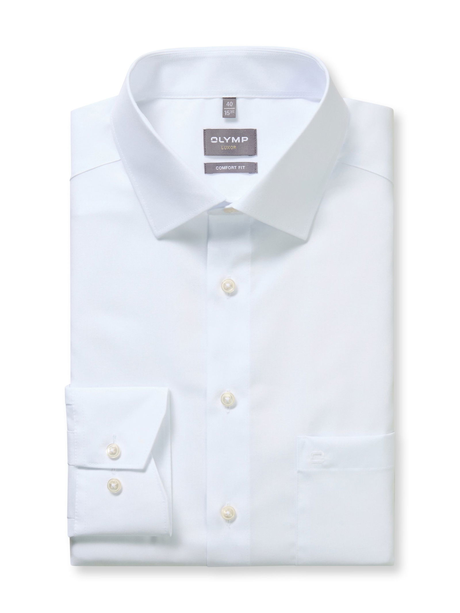 Olymp |  Olymp Hemd Modern Fit  | 43 | weiß