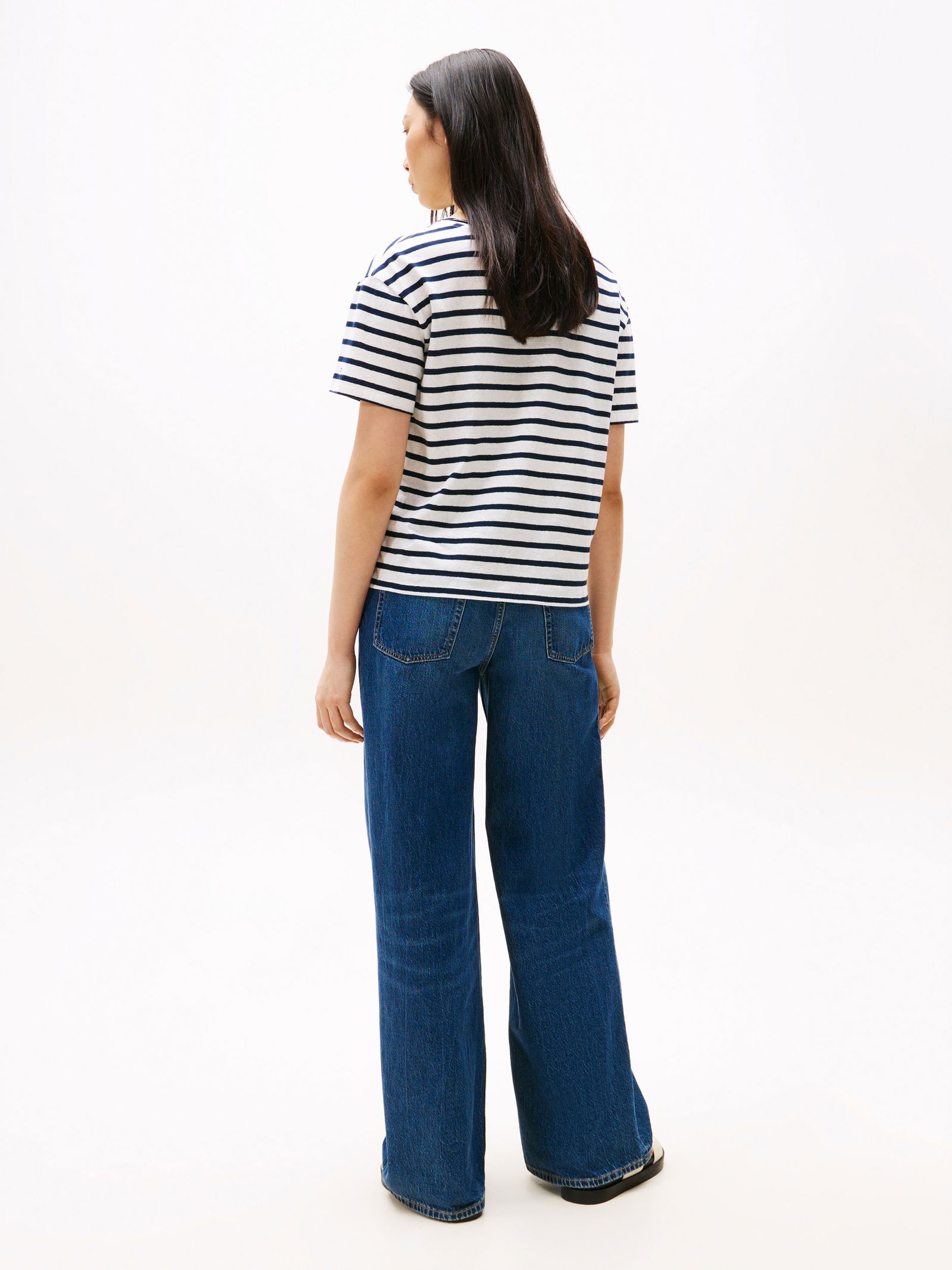 Tommy Hilfiger |  Tommy Hilfiger Shirt  | XXL | breton ecru/dark night navy stp