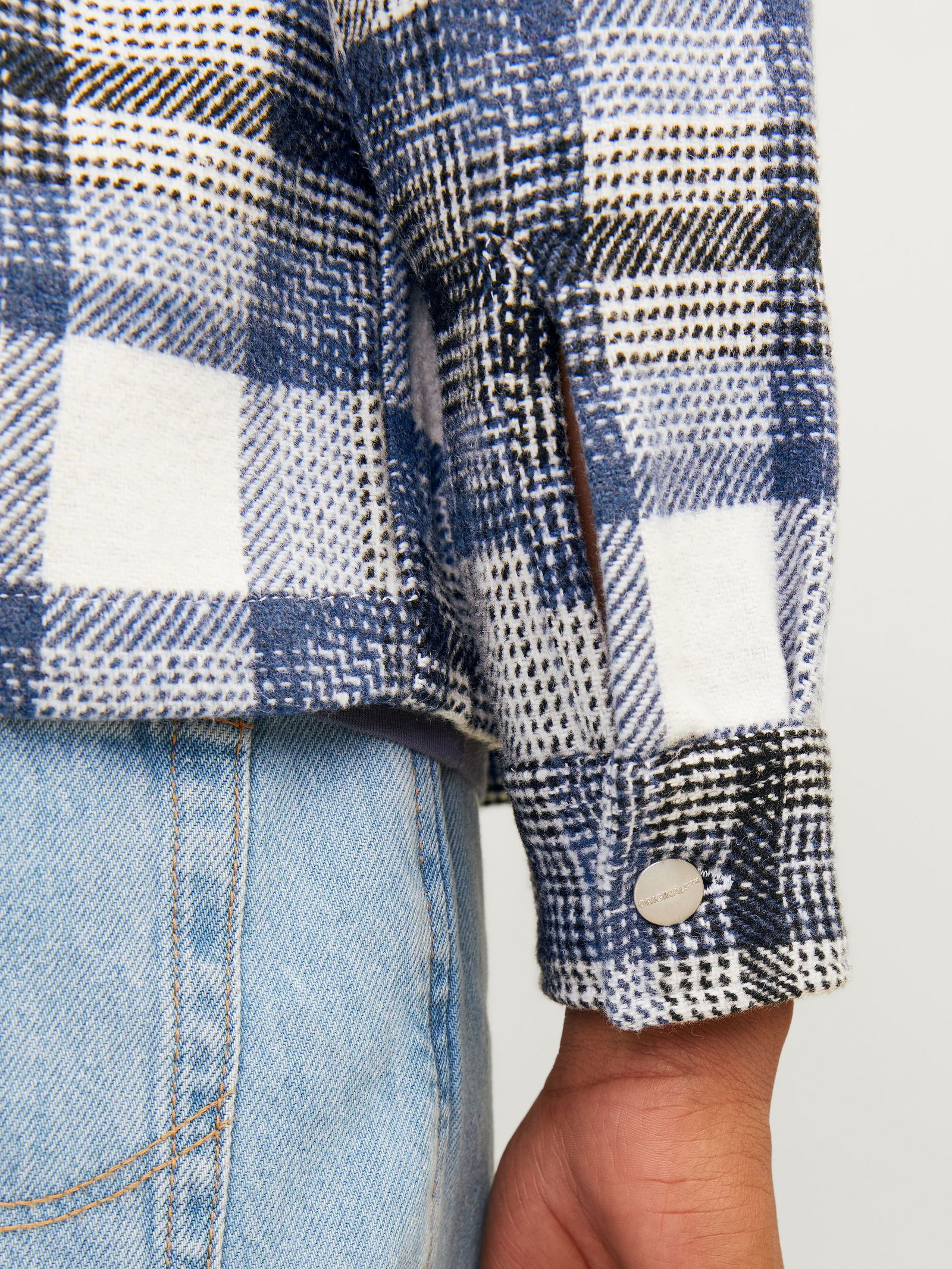 Jack&Jones | JORVESTERBRO CHECK OVERSHIRT LS JNR | 164 | nightshadow blue