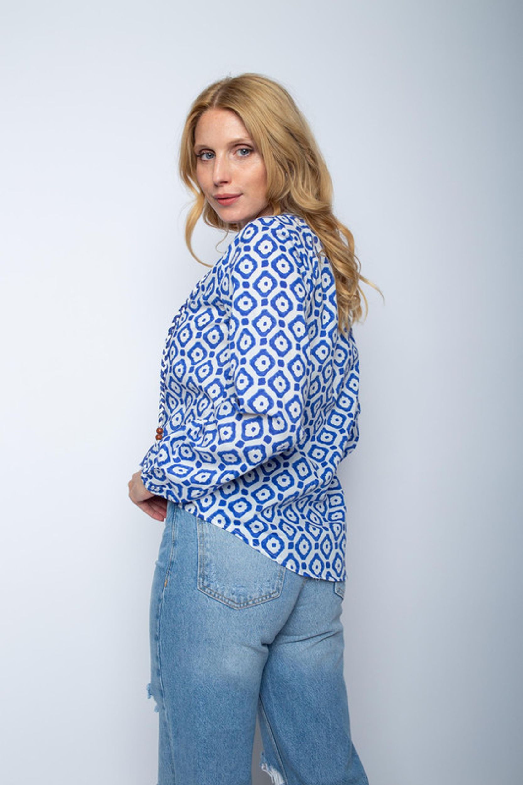 Emily van den Bergh |  Emily van den Bergh Druckbluse  | 40 | 1004_196