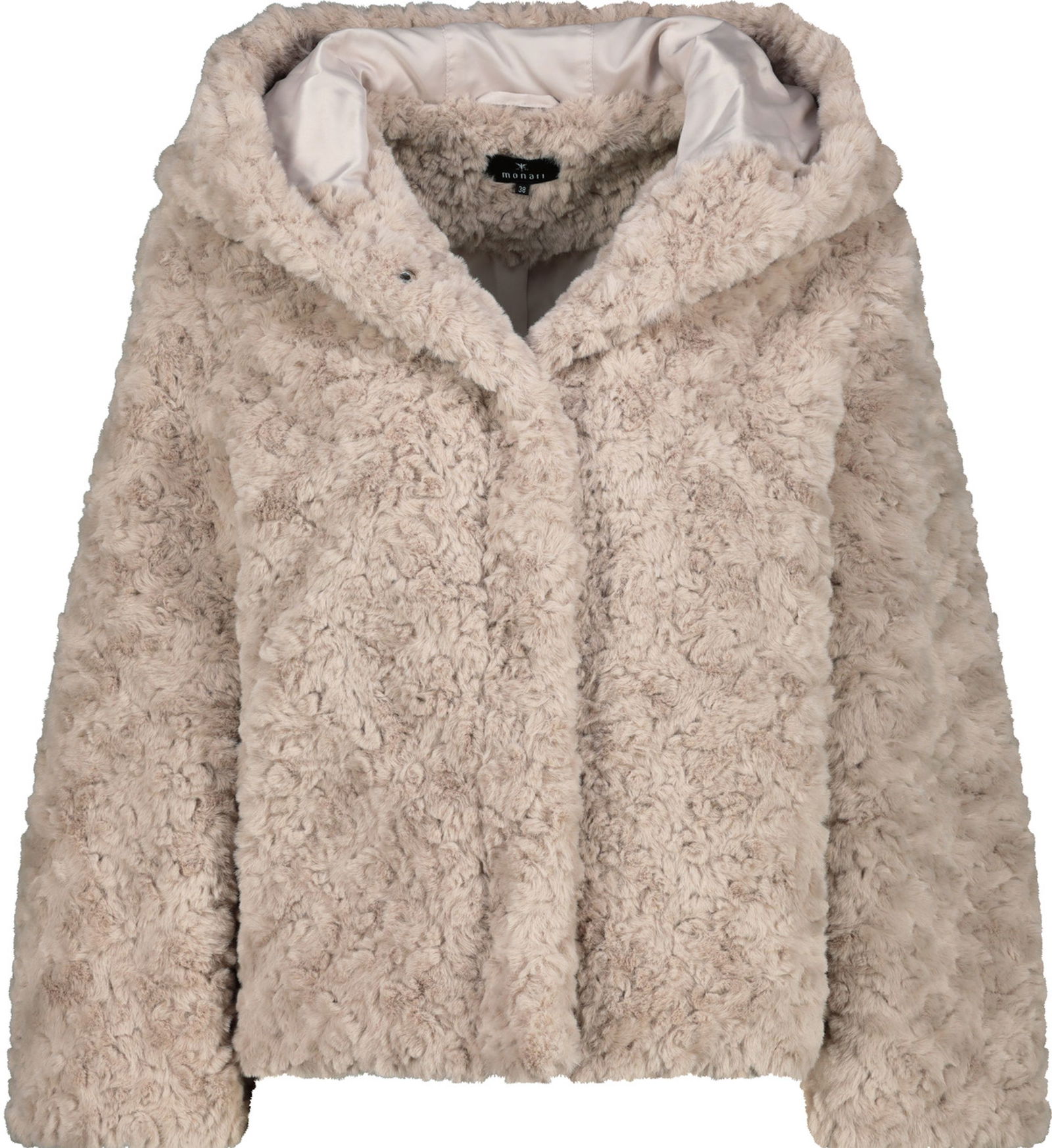 Monari |  Monari Kunstfell Jacke mit Kapuze | 42
