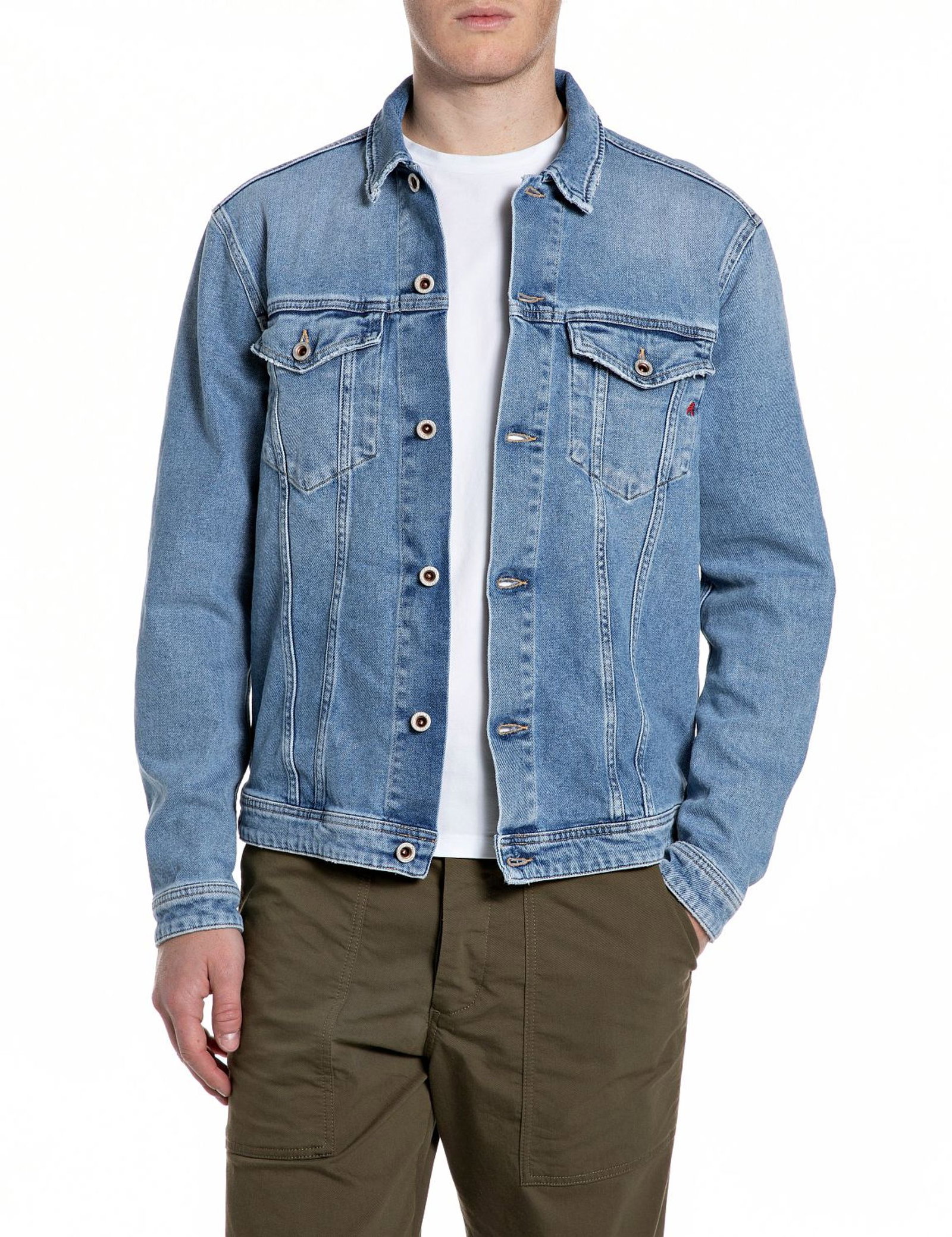 Replay |  Replay Jeansjacke  | L | medium blue