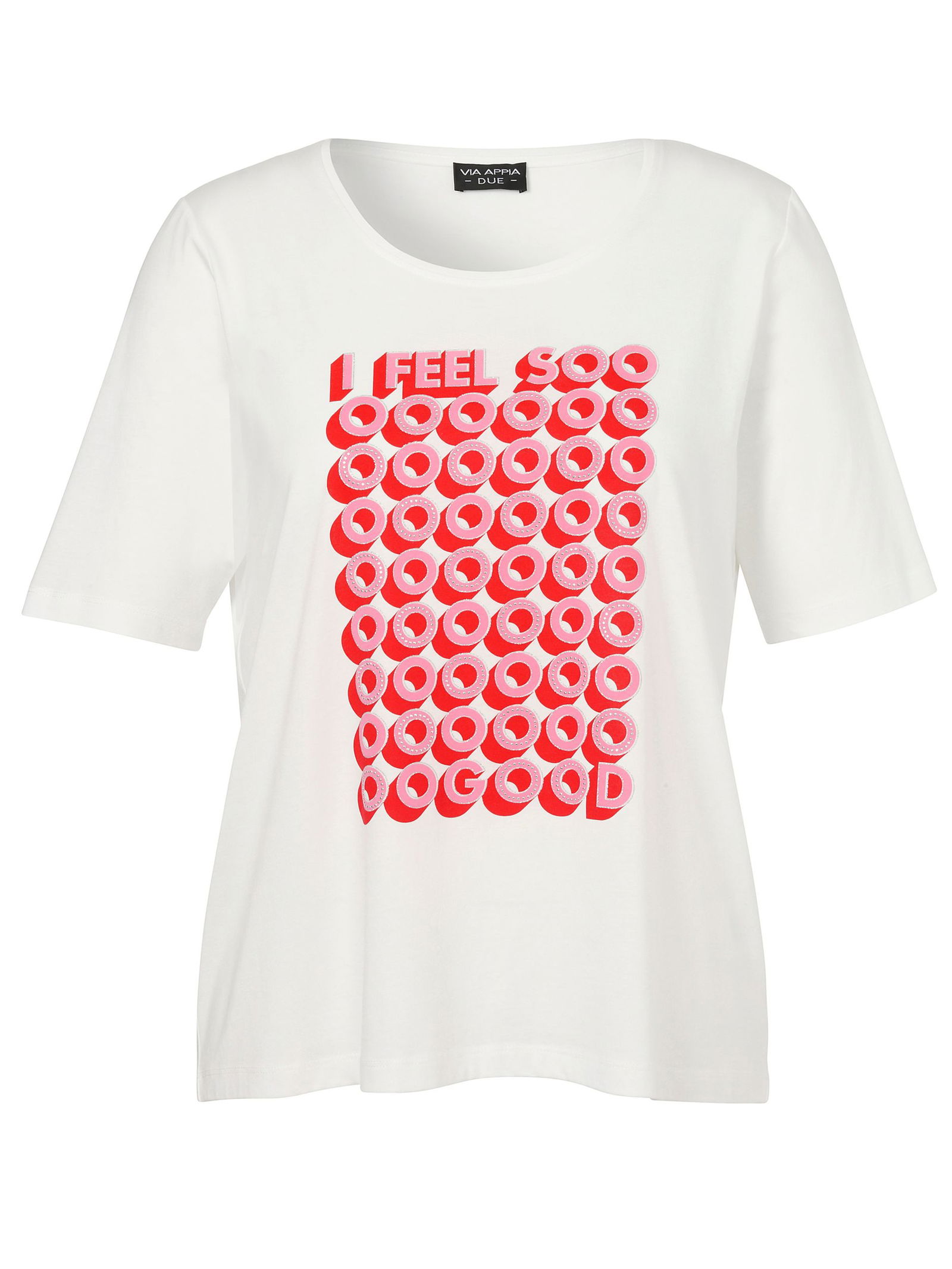 8c736173691fca58b434ee0c6acd7ae9 VIA APPIA DUE |  VIA APPIA DUET-Shirt Rundhals 1/2 Arm Druck | 48 | ecru multicolor