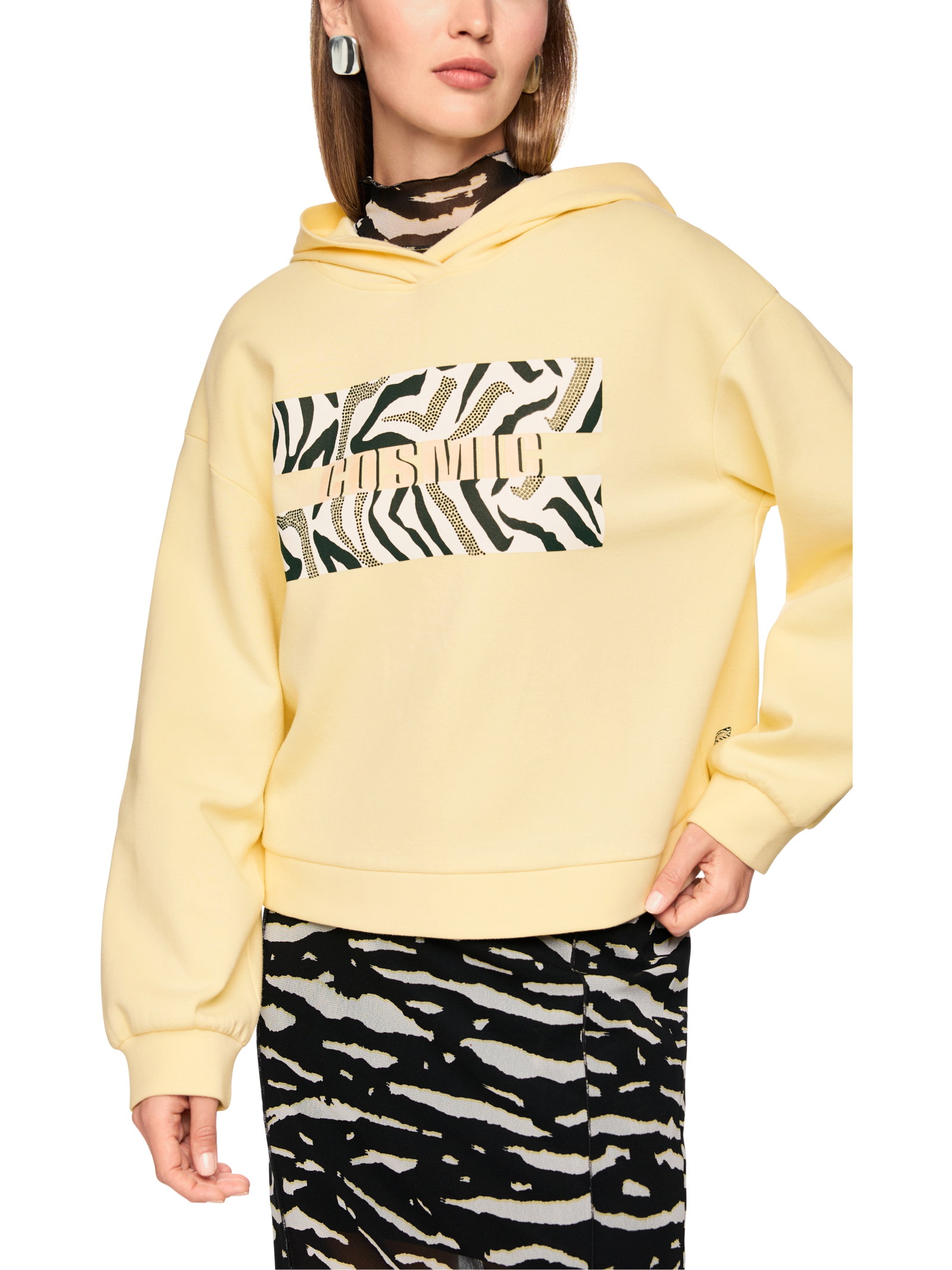 Marc Cain Sports Sweatshirt mit Animal Print #7
