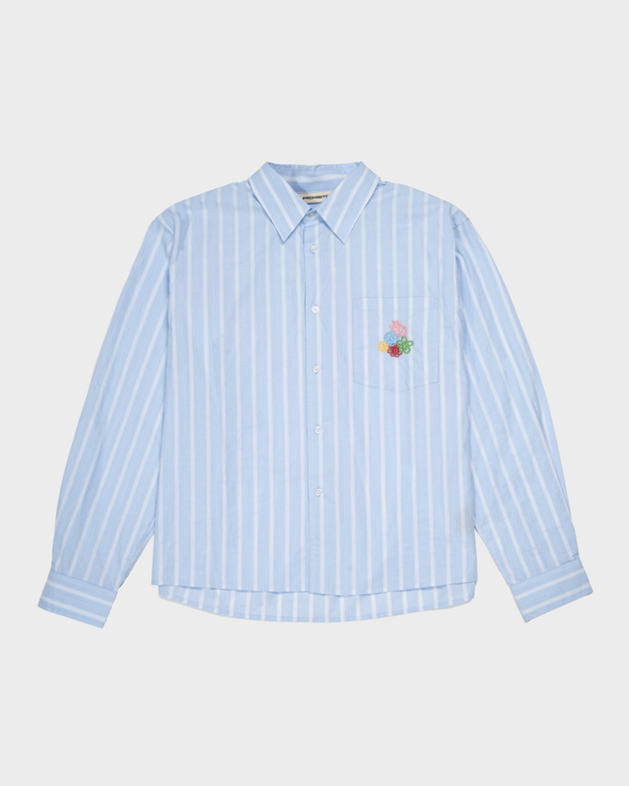 Prohibited |  Prohibited Hemd Super Slim Fit  | M | Horizon Blue