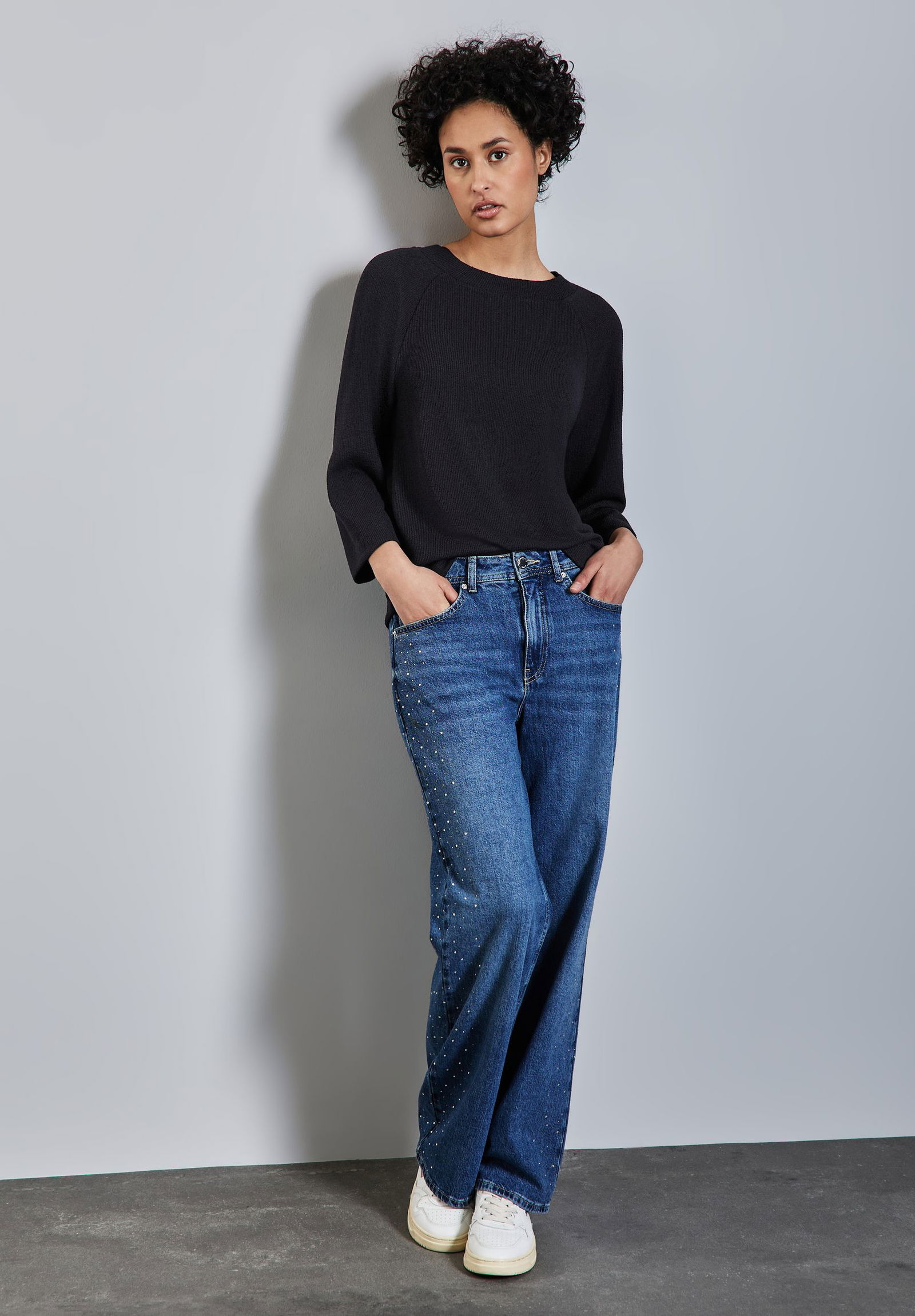 437e7a6600a7b772b238e6241f03d4dd Street One |  Street One Pullover  | 42 | deep tint blue