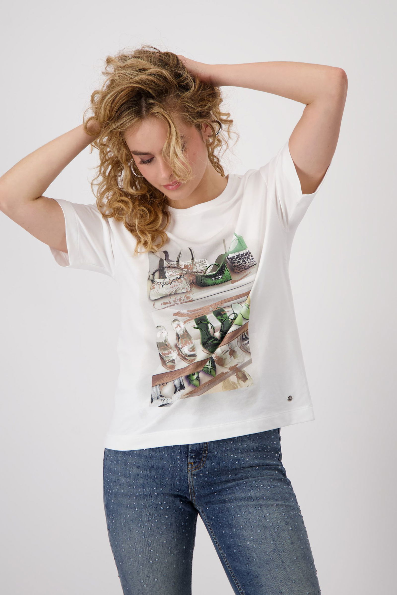 65c7859dd39b52cd15af0f462c76d905 Monari |  T-Shirt, off-white | 40 | off-white