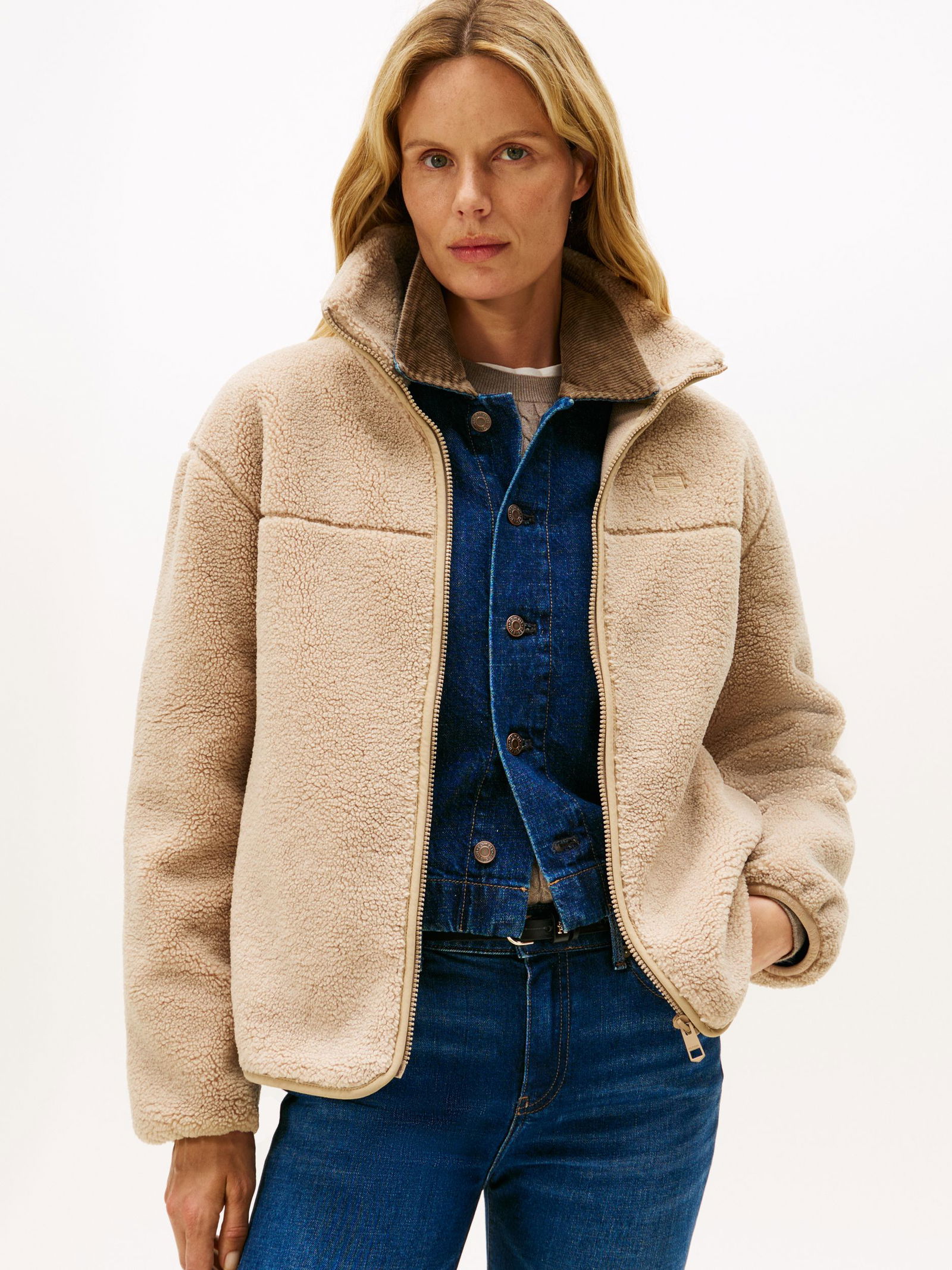 Tommy Hilfiger | Tommy Hilfiger Sweatjacke | L | beige
