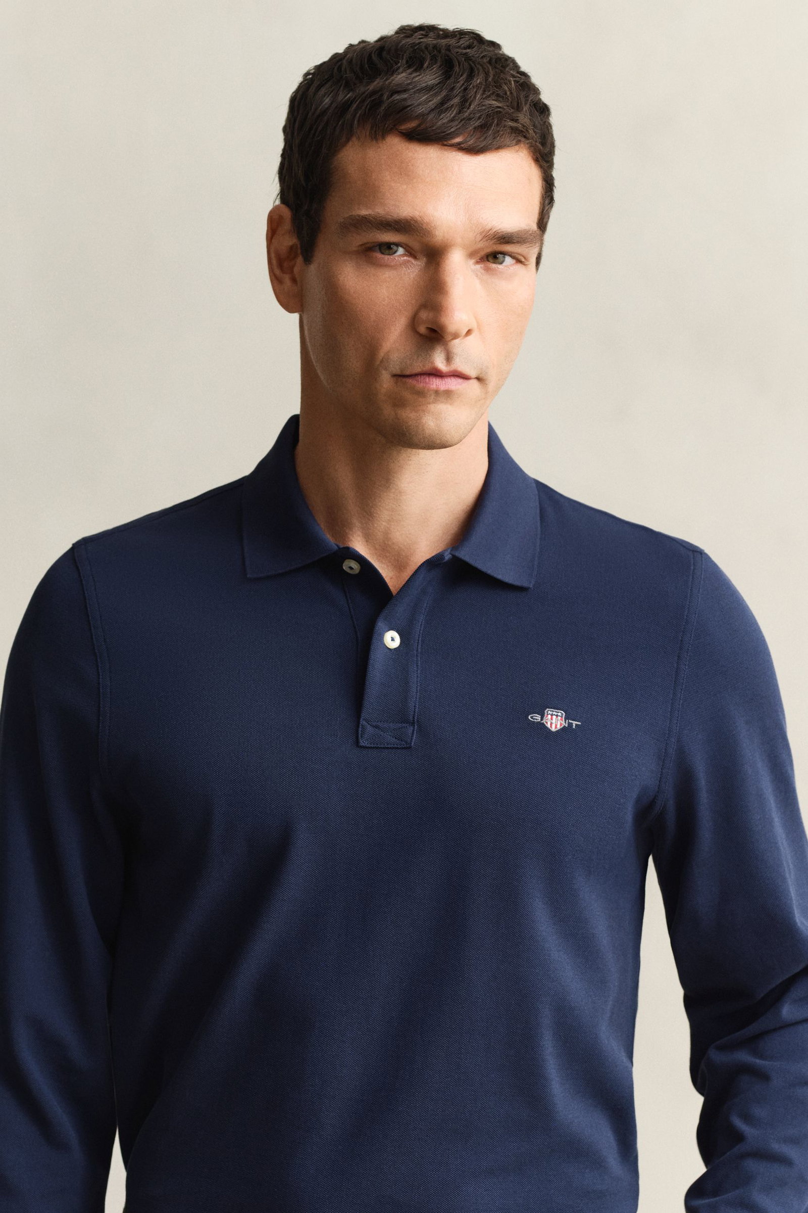 Gant |  Gant Piqué Rugger "Shield" | XXXL | evening blue