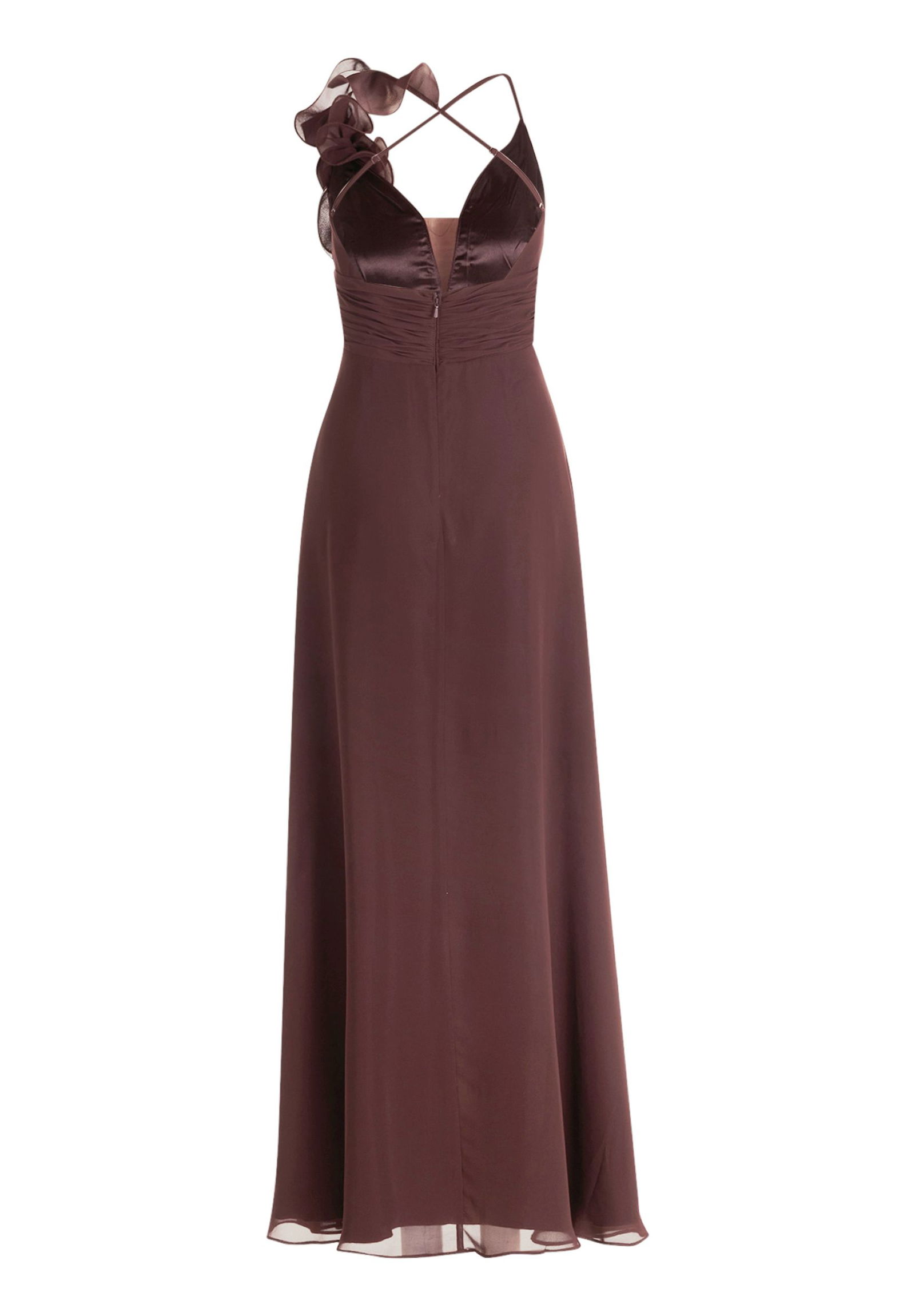 VM by Vera Mont |  VM by Vera Mont Langes Kleid  | 34 | dark maroon