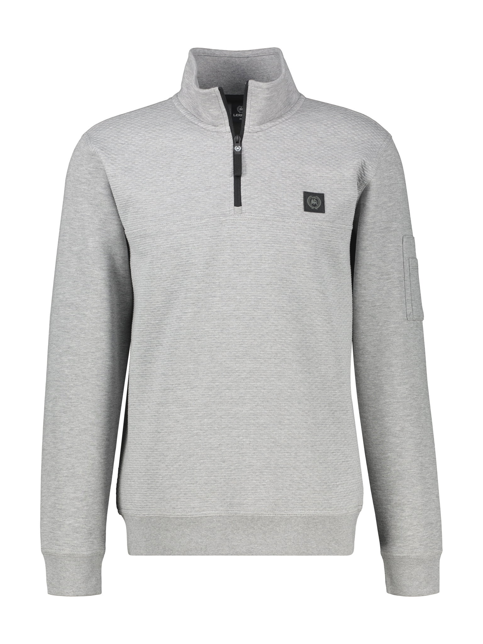 SWEATSHIRT/TROYER/RH/V-NE, PLATINUM GREY M #1