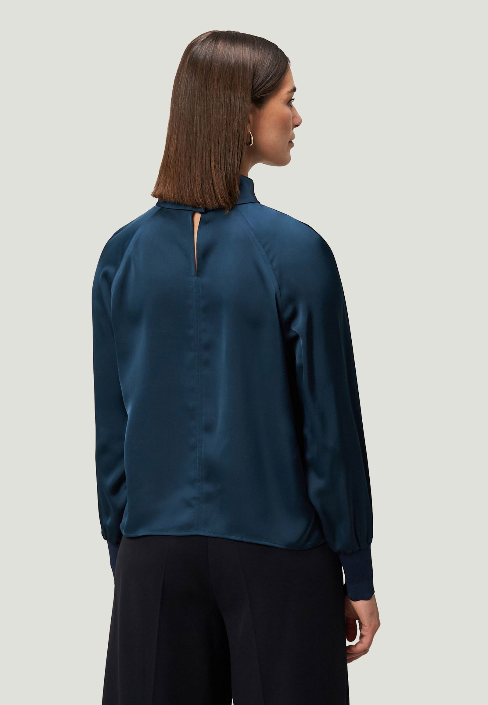 Zero | Zero Druckbluse | 36 | teal ocean
