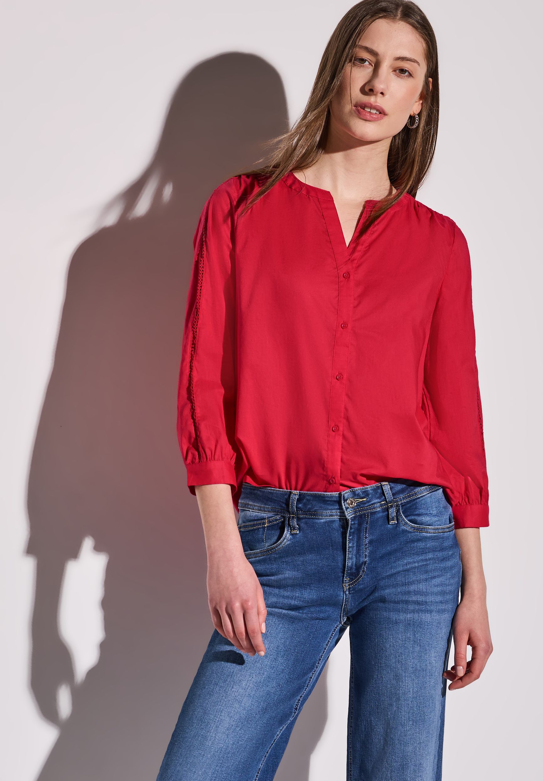  |  Bluse mit Tapedetails | 36 | garden green