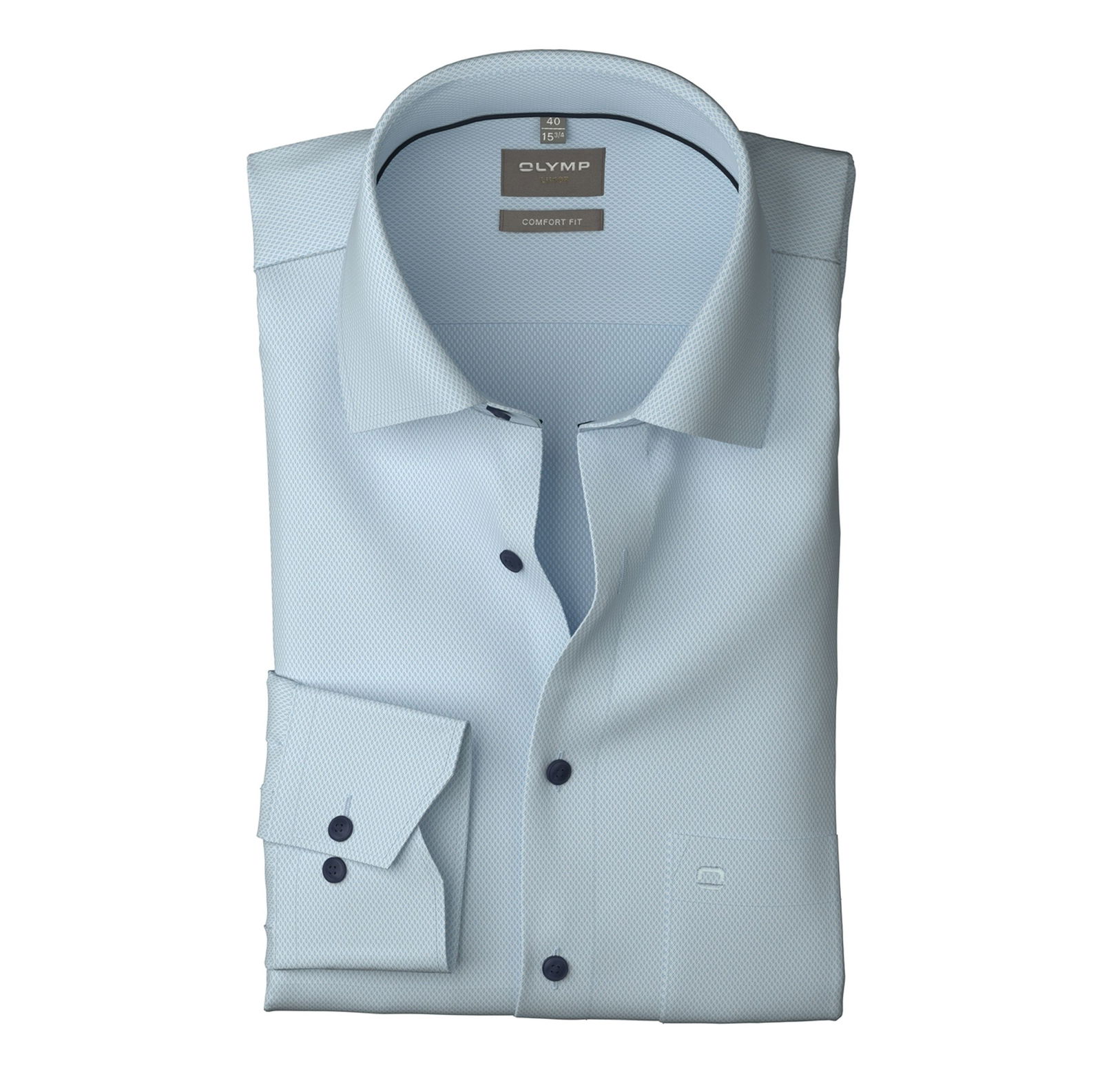 Olymp | Olymp Hemd Modern Fit | 46 | bleu