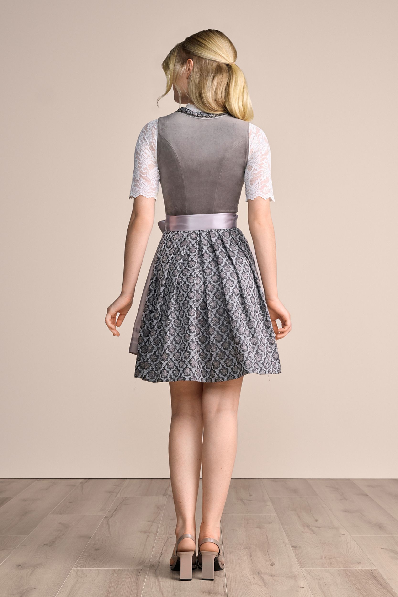 Krüger |  Dirndl kurz | 34 | grau