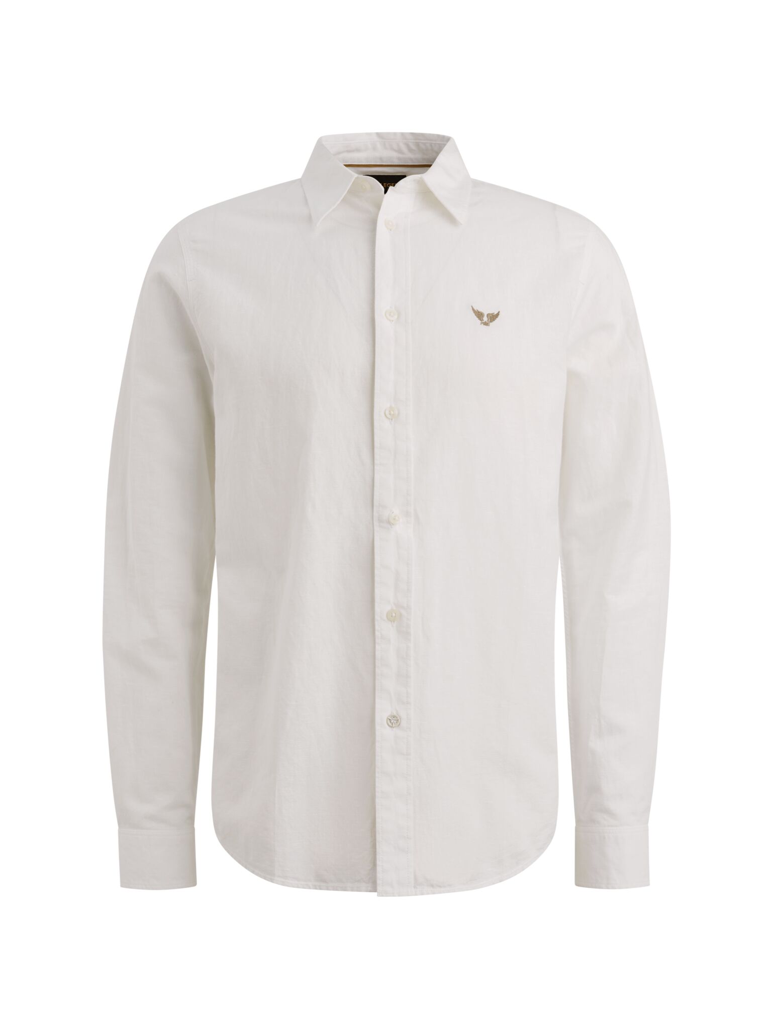 LONG SLEEVE SHIRT Ctn Linen garmen, Bright White #3