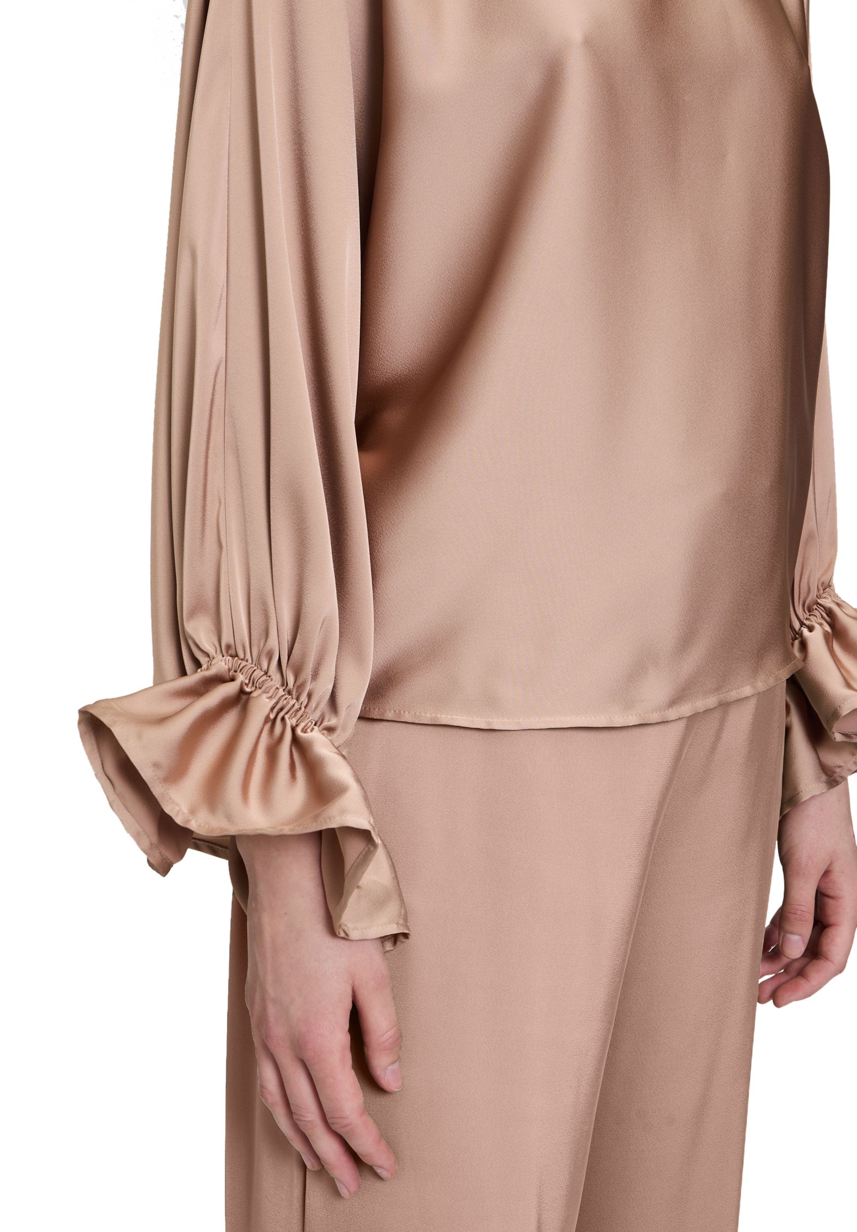 V by Vera Mont |  Satin-Bluse | 42 | macchiato