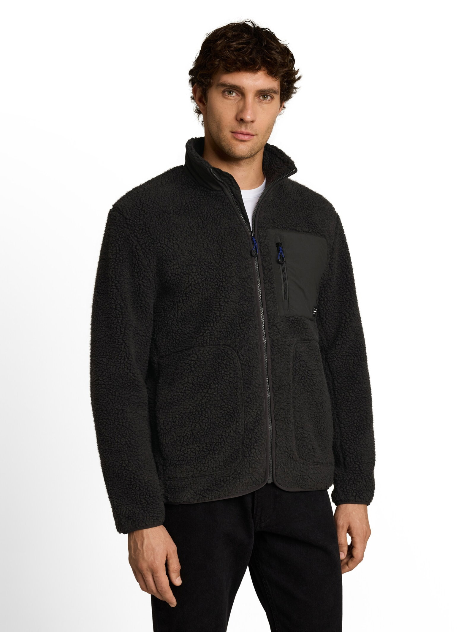teddy jacket, Coal Mine Grey #6