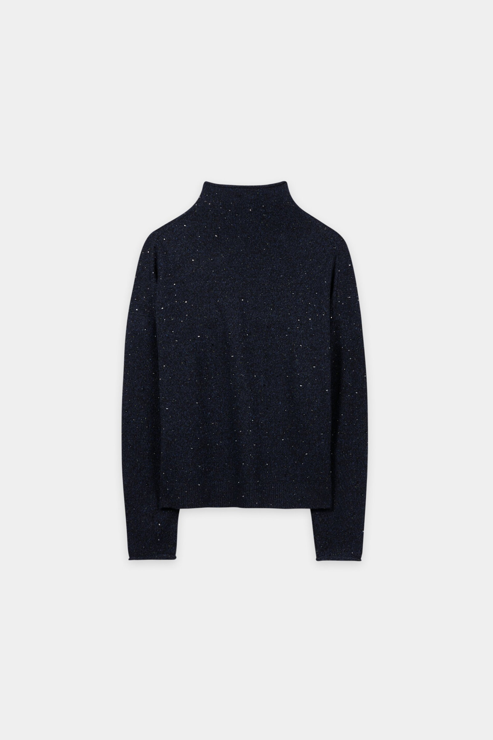 Turtleneck mit Schmucksteinen, winter navy #5