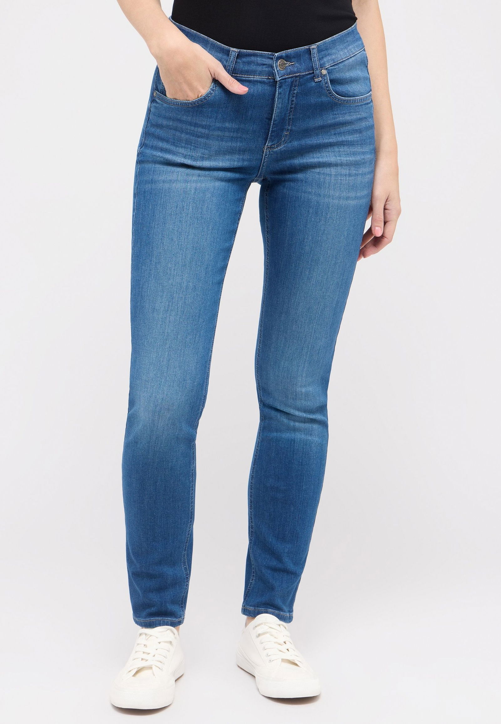 Angels |  Angels Straight Leg Jeans "Cici" | 42/32 | grey used