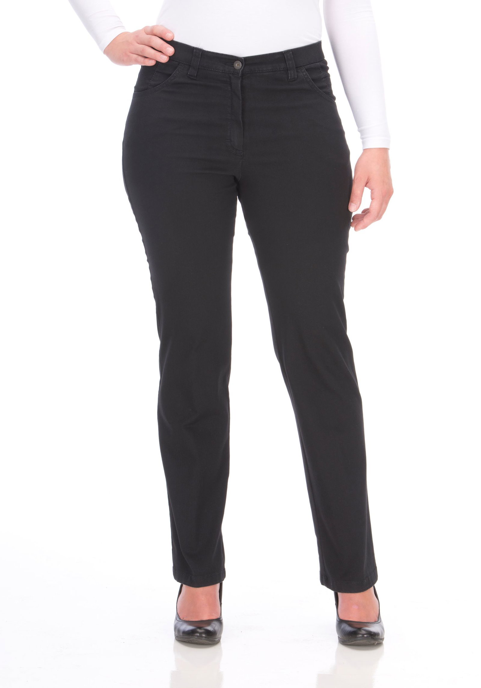 b9f83aea8ee48ab2dc40d87e456e0cec KjBrand | KJBrand Hose Super Strech Betty | 44 | schwarz