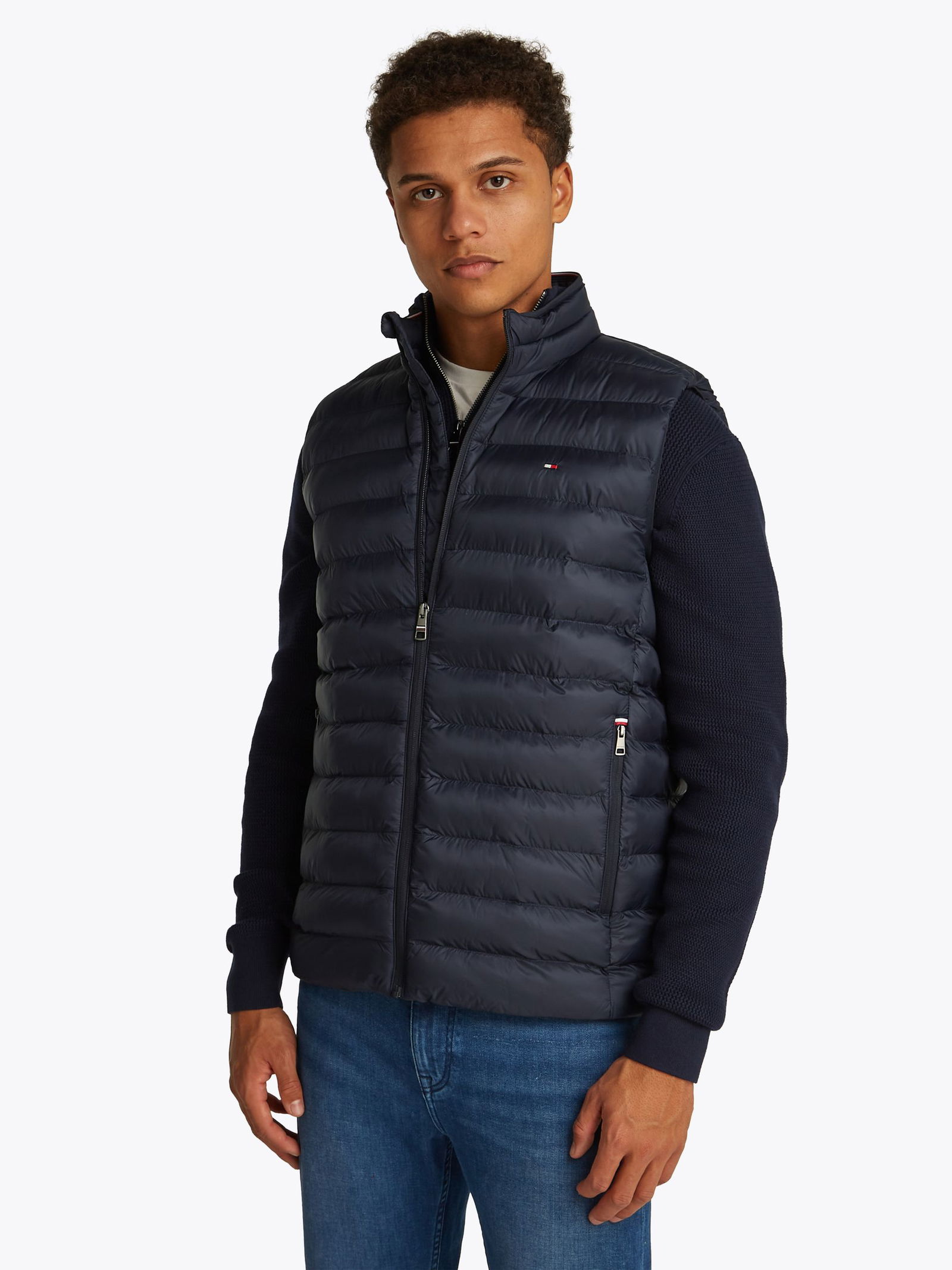 654a34742ee6c874af9c37369cf85866 Tommy Hilfiger | Tommy Hilfiger Weste | M | desert sky