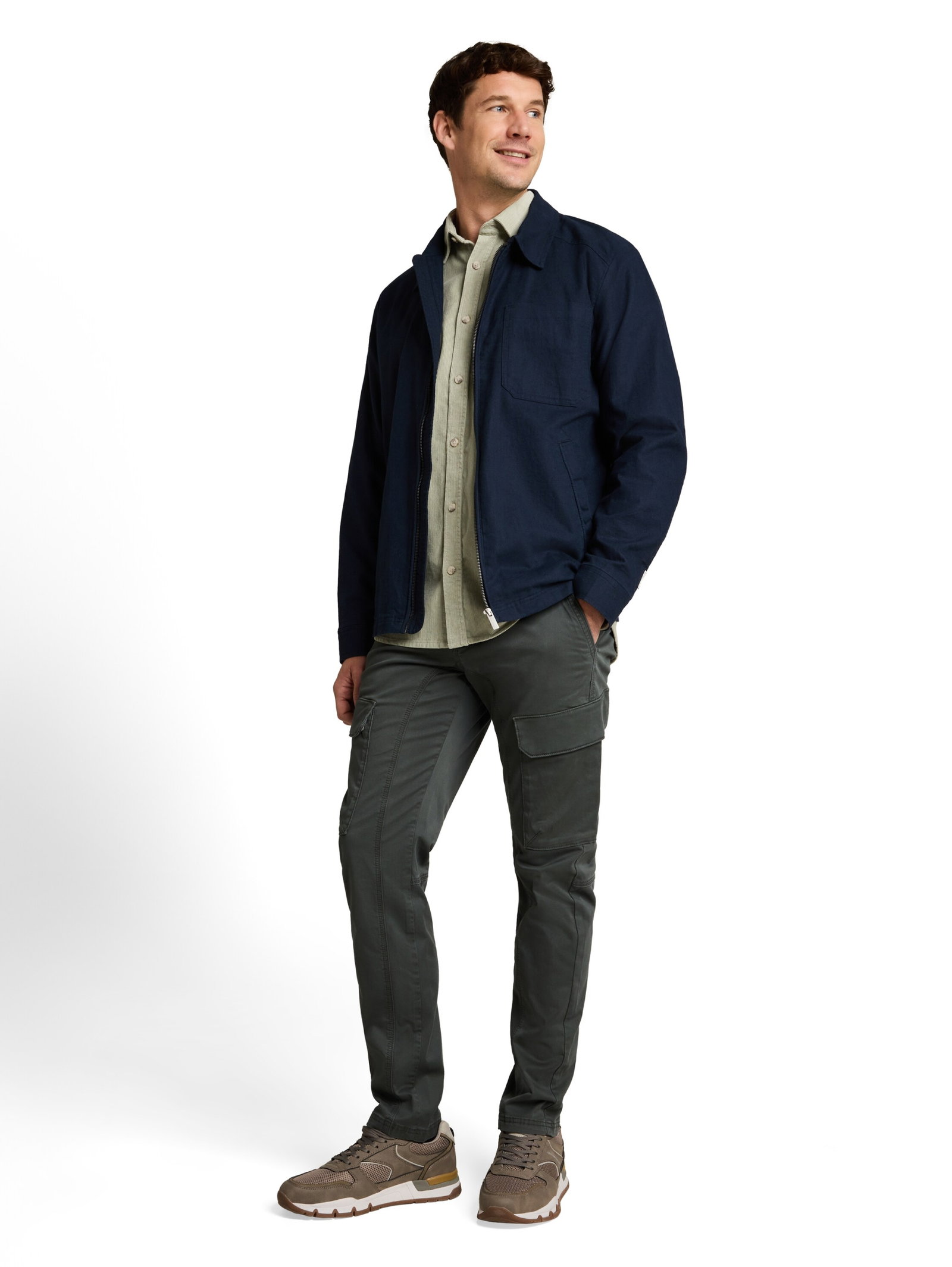soft corduroy shirt, iron mint #3