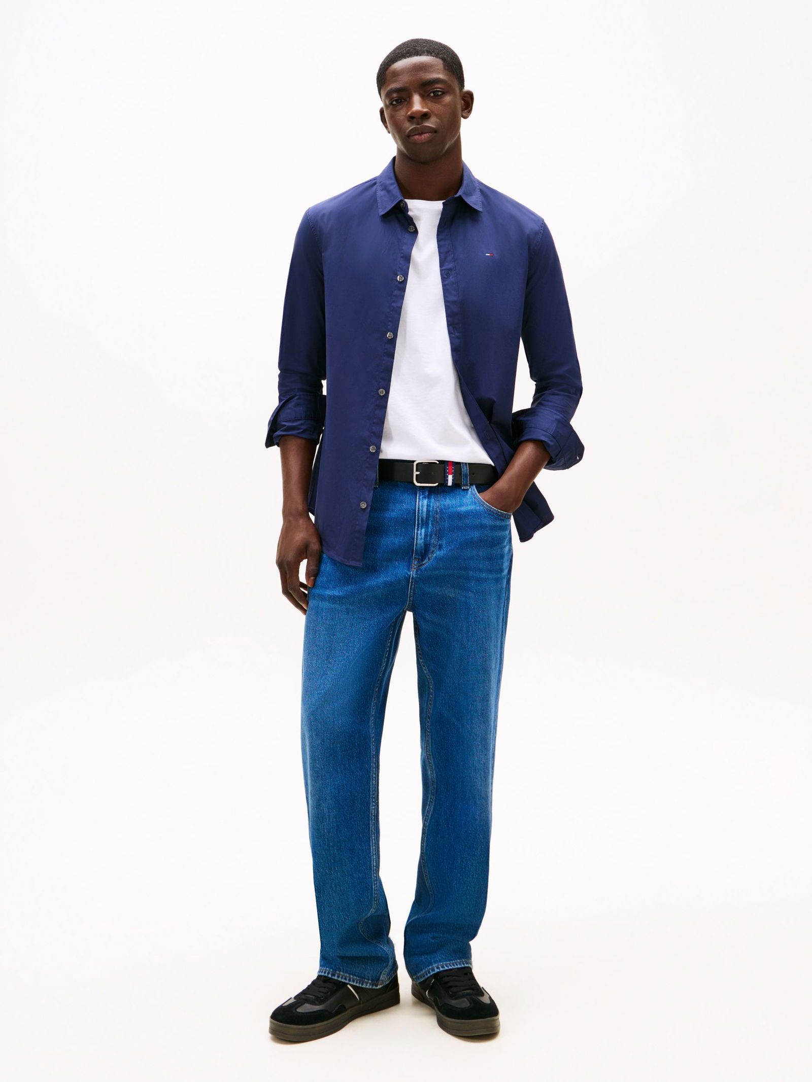Tommy Jeans |  Tommy Jeans Hemd Regular Fit  | XL | black iris