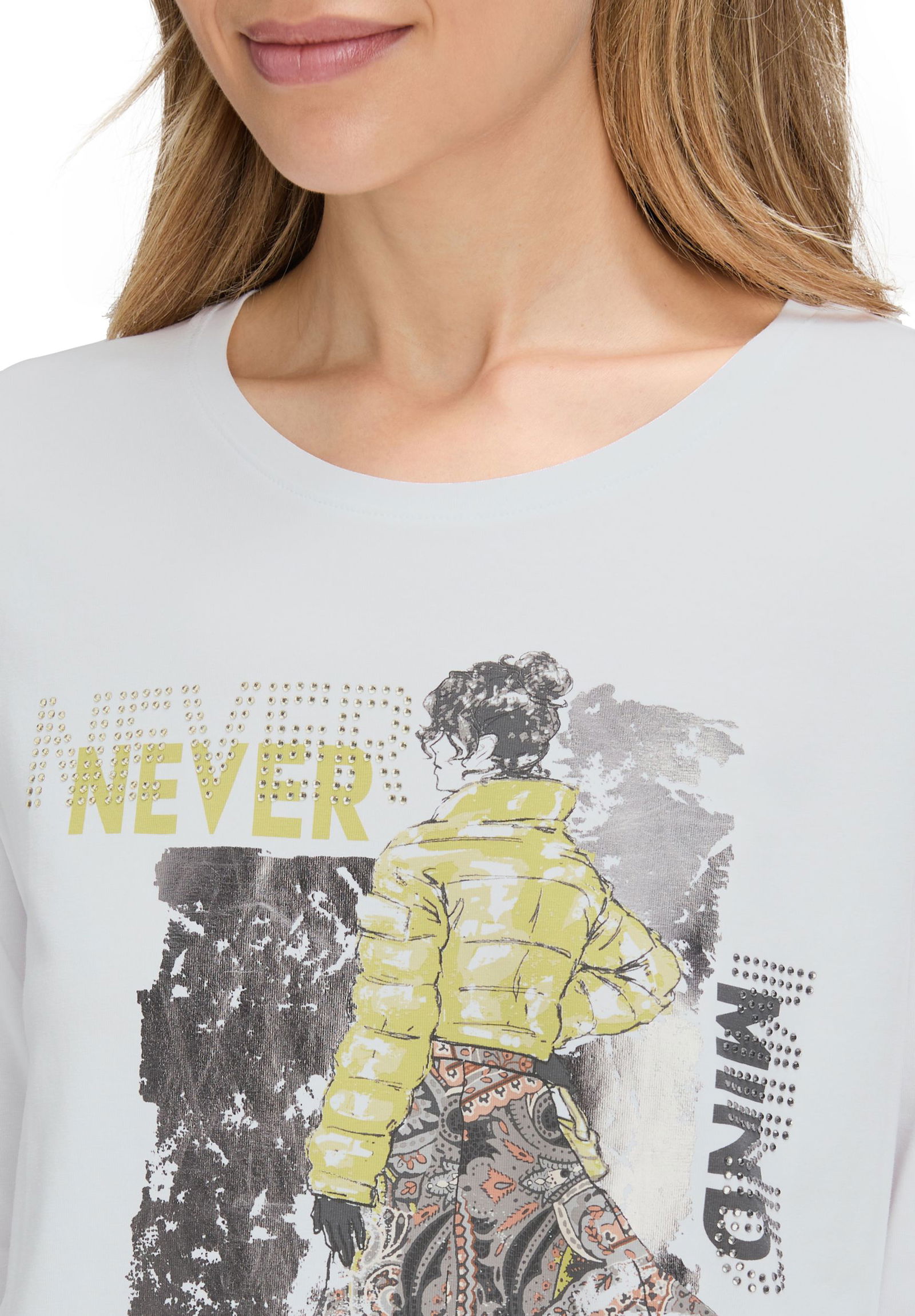 Betty Barclay | Betty Barclay Shirt | 36 | patch white/green
