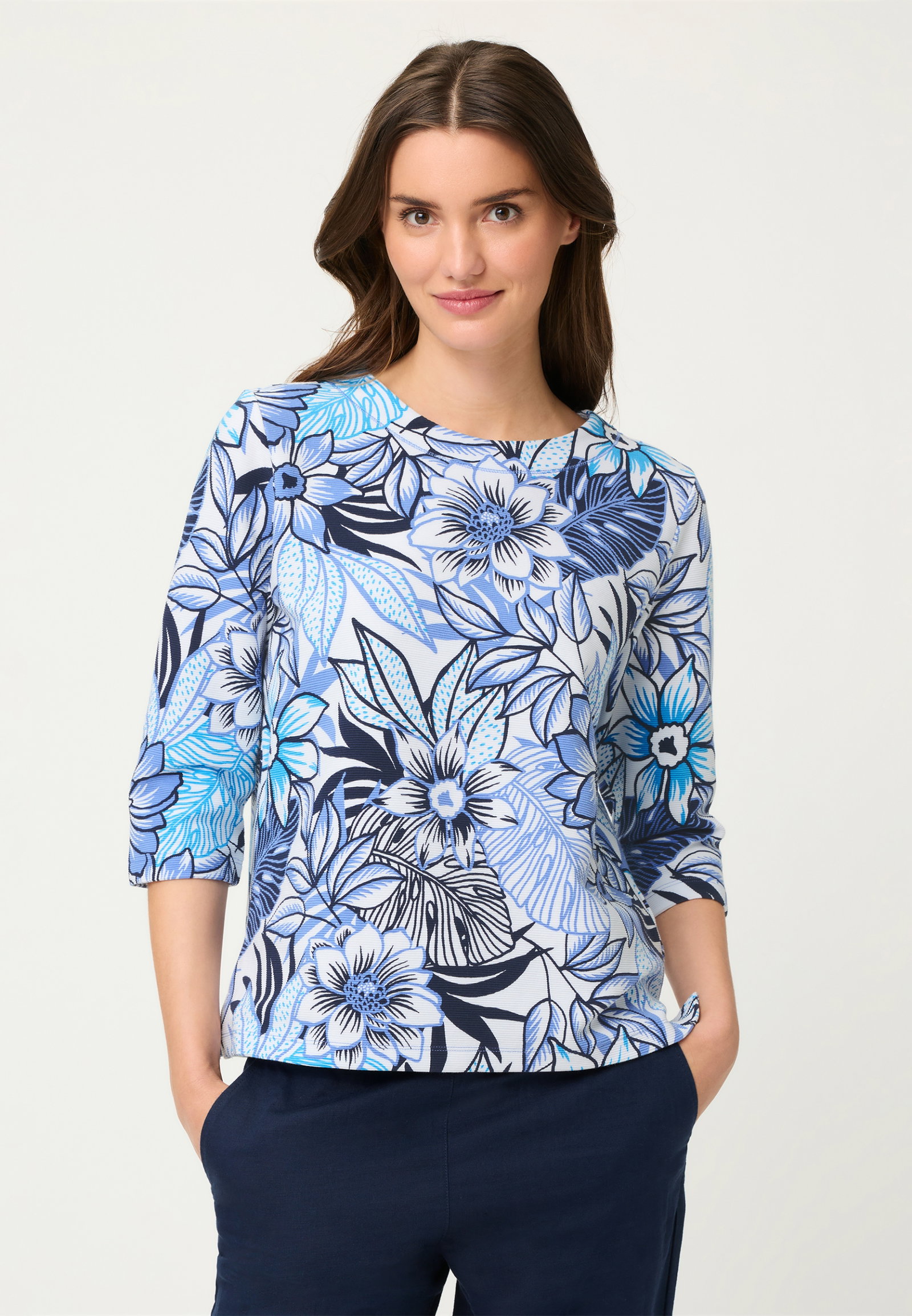 Sweatshirt Long Sleeves, Bay Blue #1