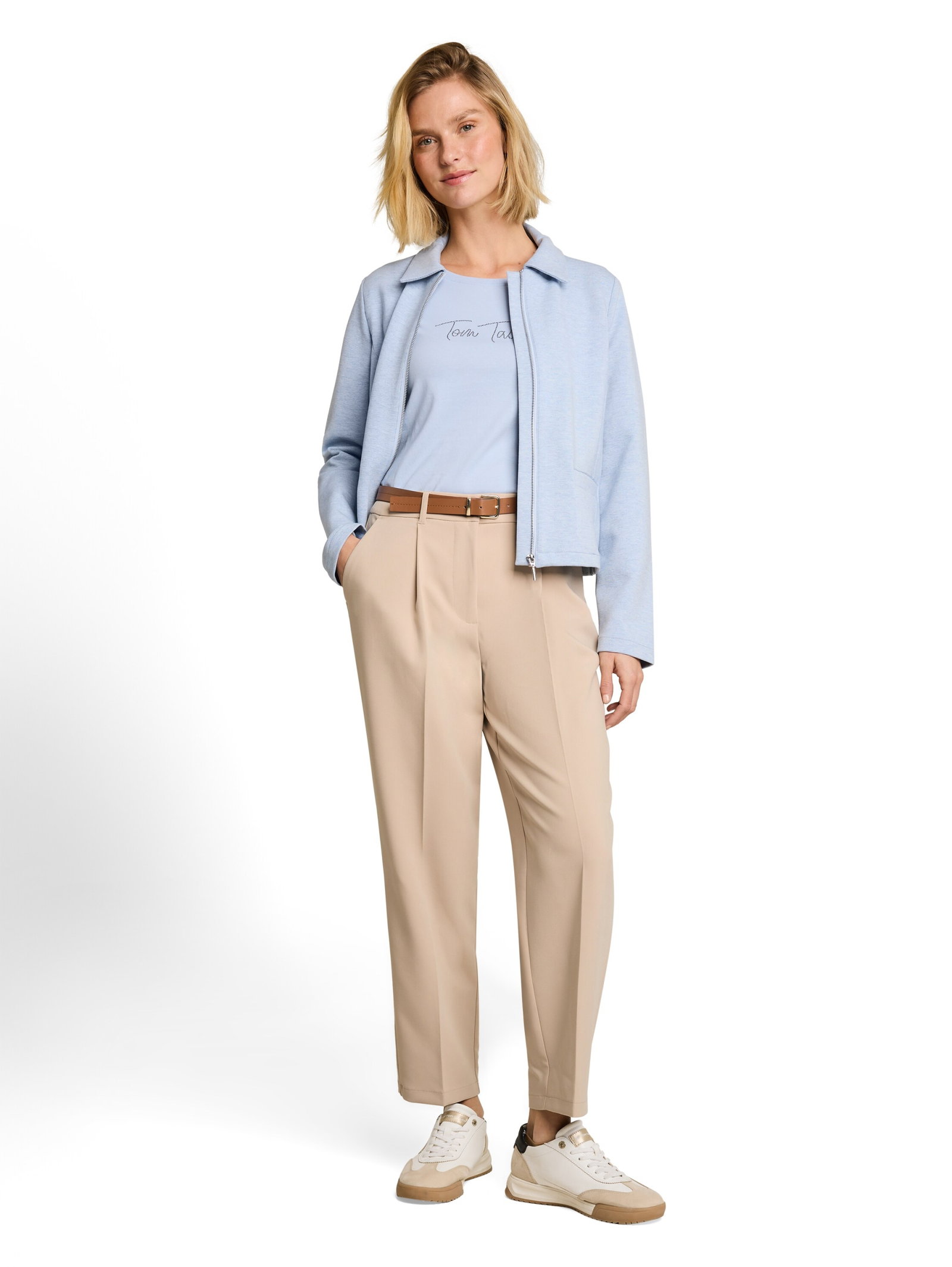 tailored loose fit pants, Gravel Beige #5