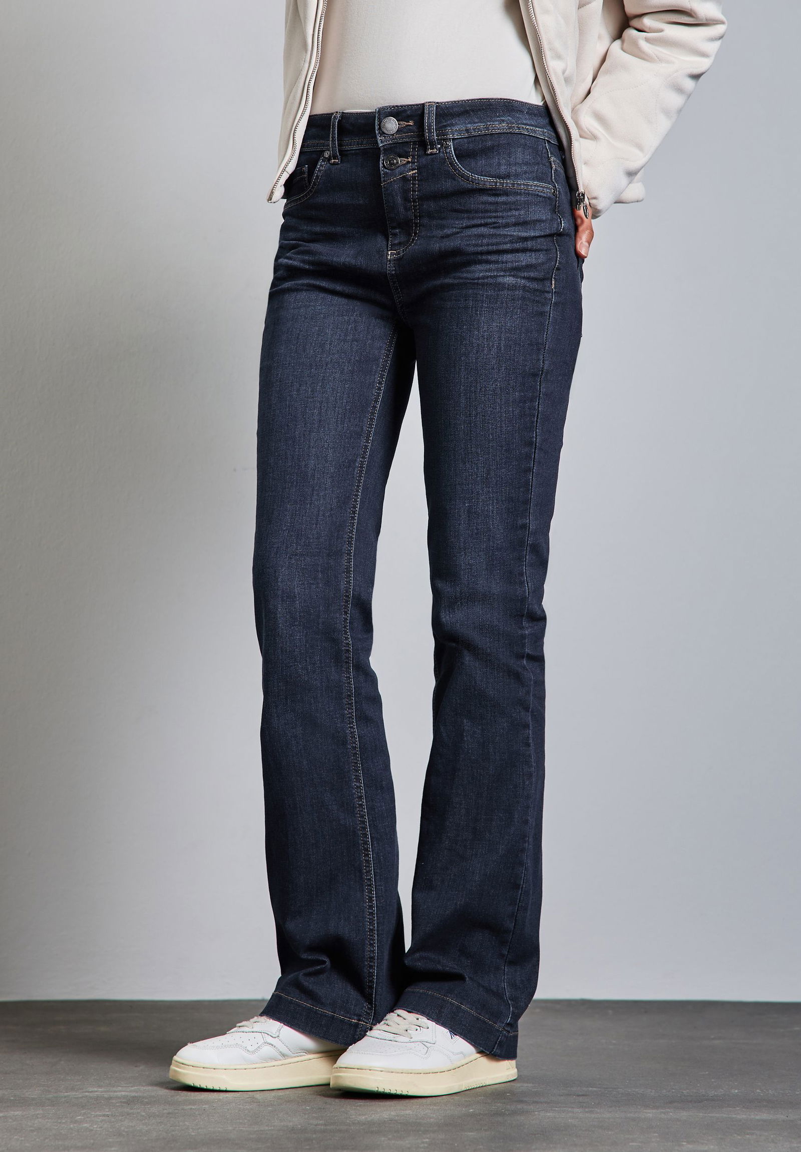 Street One |  Street One Schlaghose  | 29/32 | dark indigo slightly washed