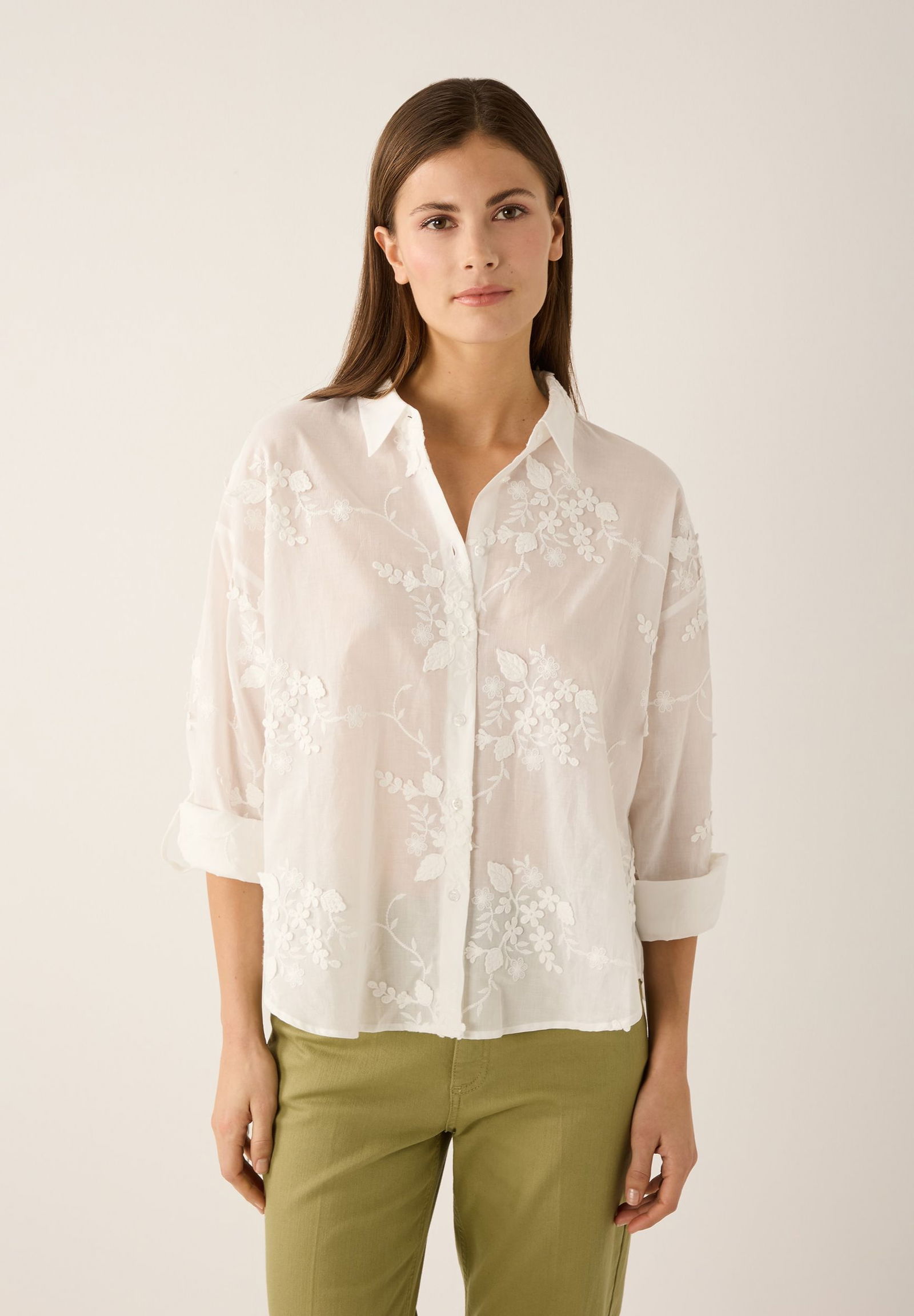 More & More |  More & More Druckbluse  | 42 | ecru