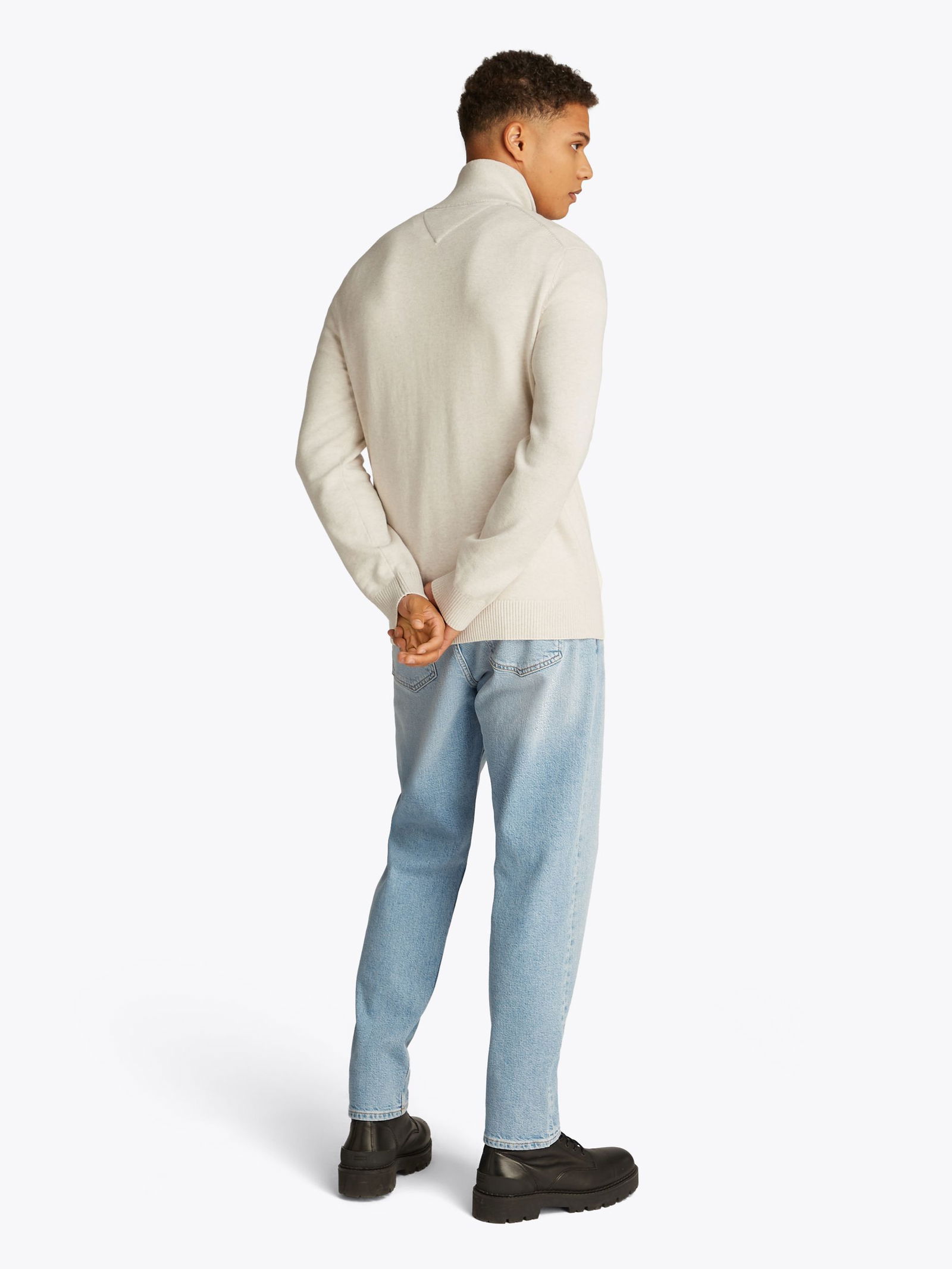 Tommy Jeans |  Tommy Jeans Strickjacke | Cardigan  | S | oat marl htr