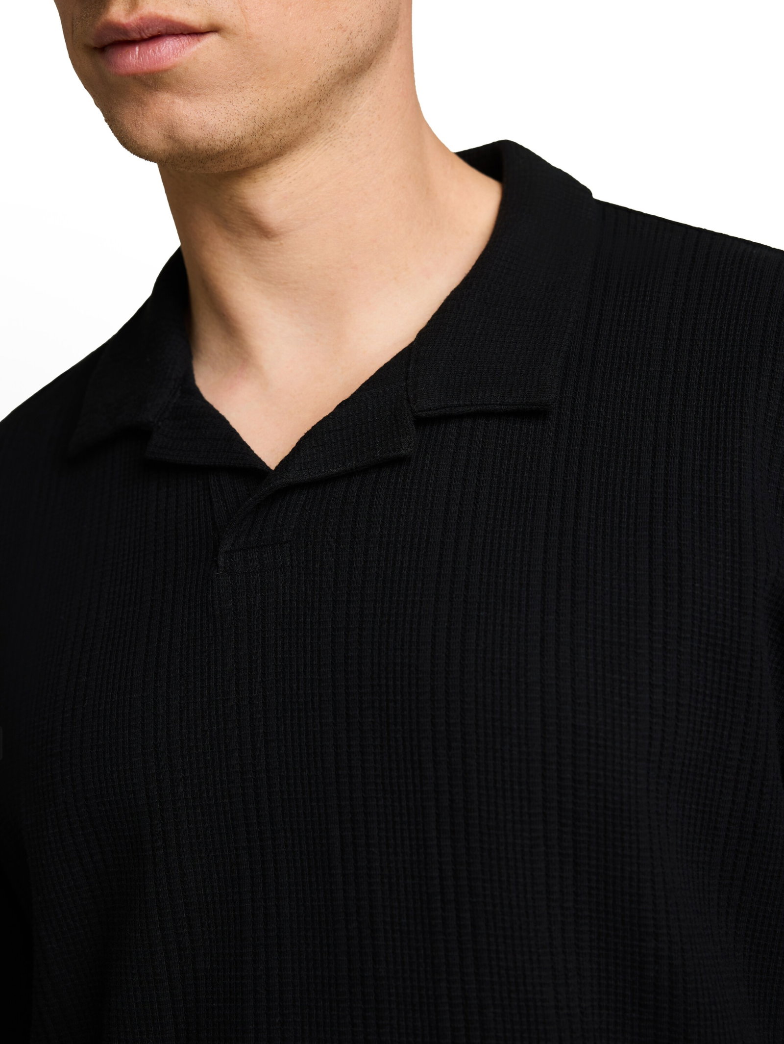 relaxed  structure resort coll, Black #5