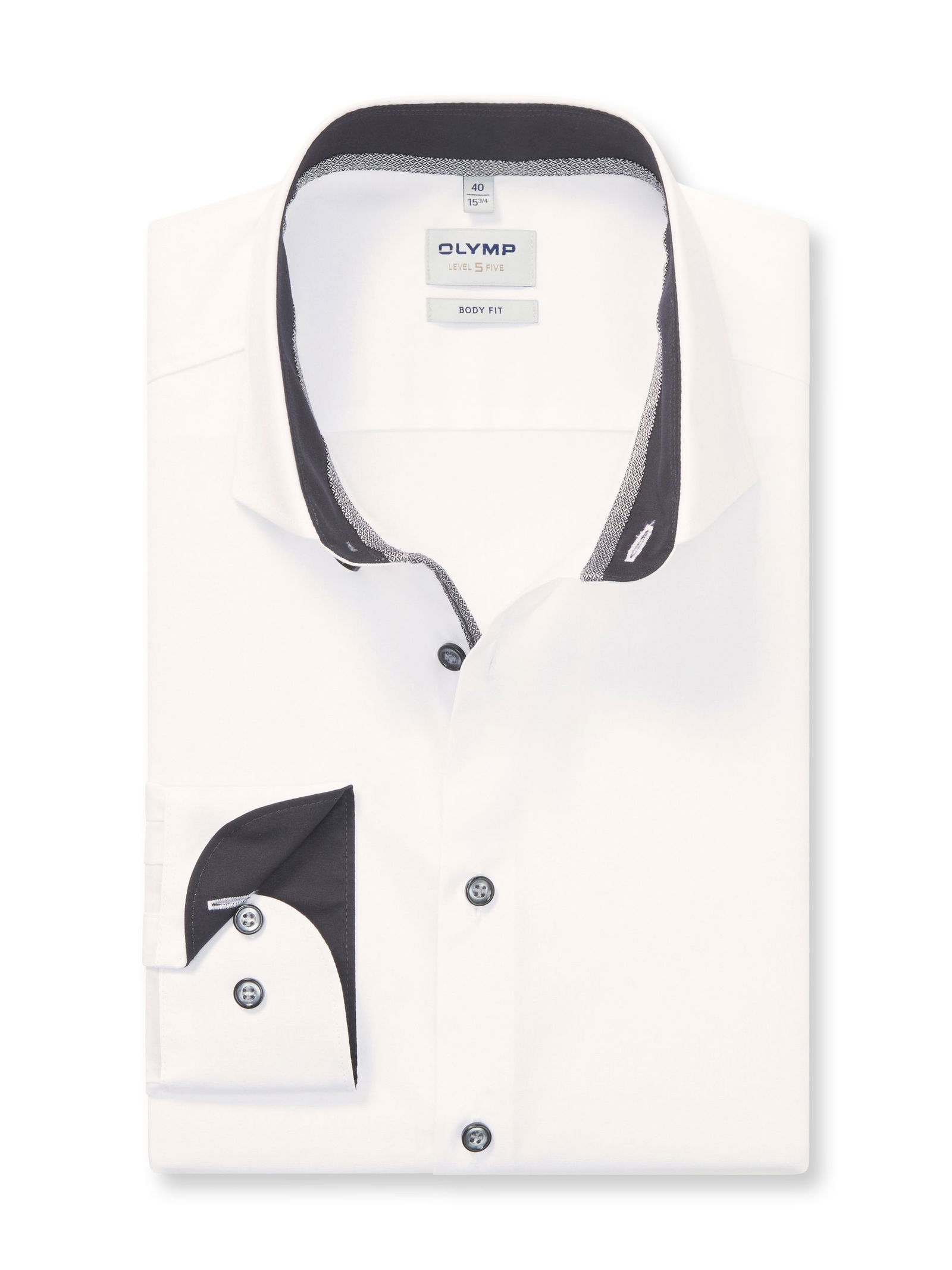 Olymp |  Olymp Hemd Modern Fit  | 37 | anthrazit