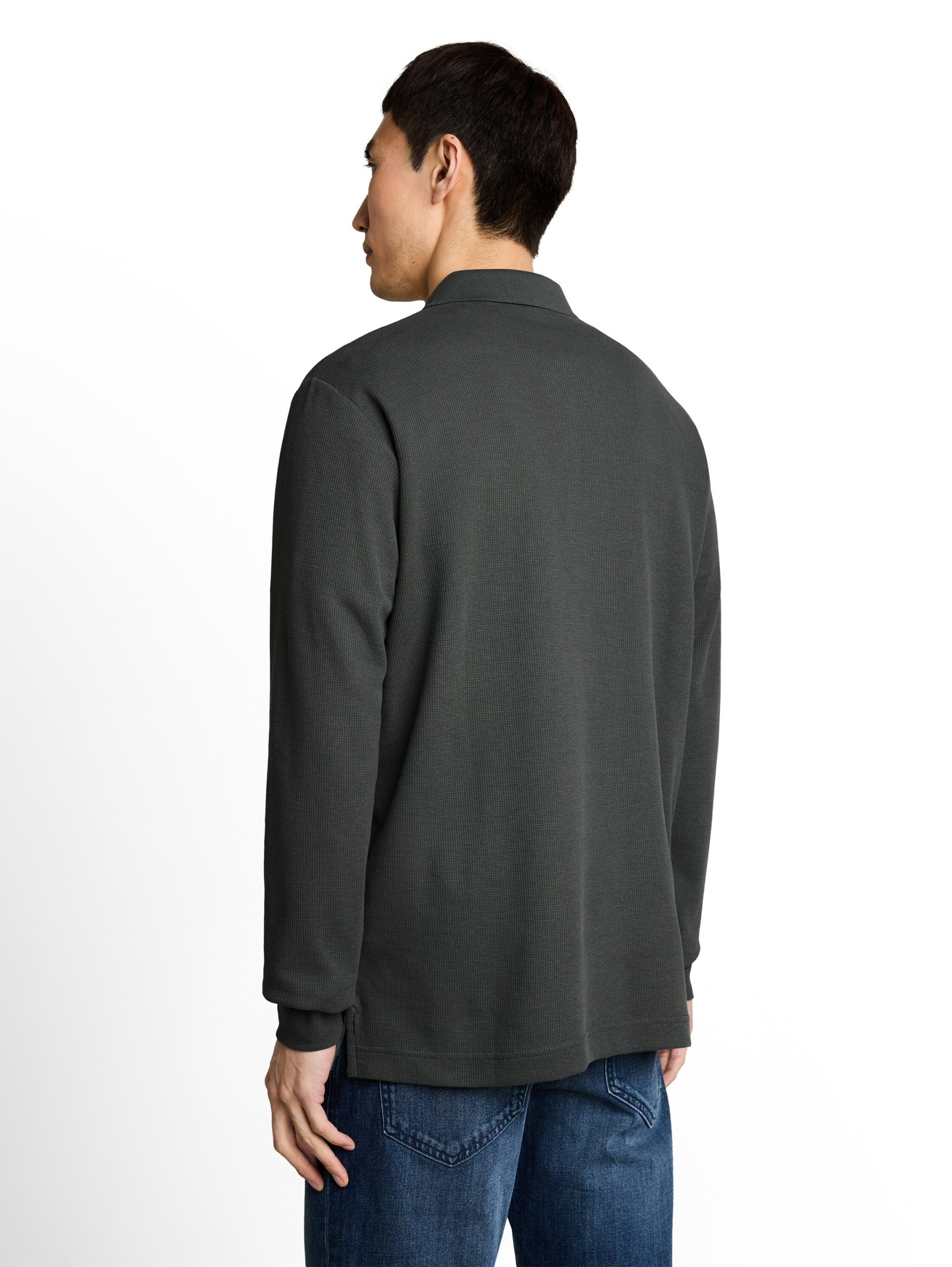 structured polo, Darkest Olive #4