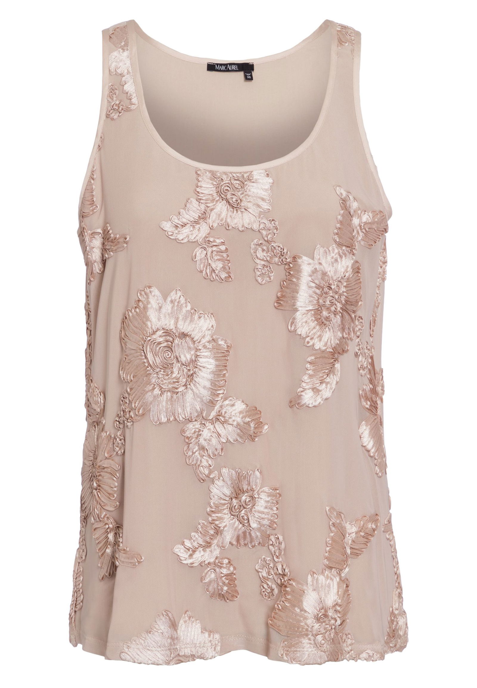 d6d718722d3f4a2e2664c9edaf0d236c Marc Aurel | Marc Aurel Druckbluse | 42 | light taupe