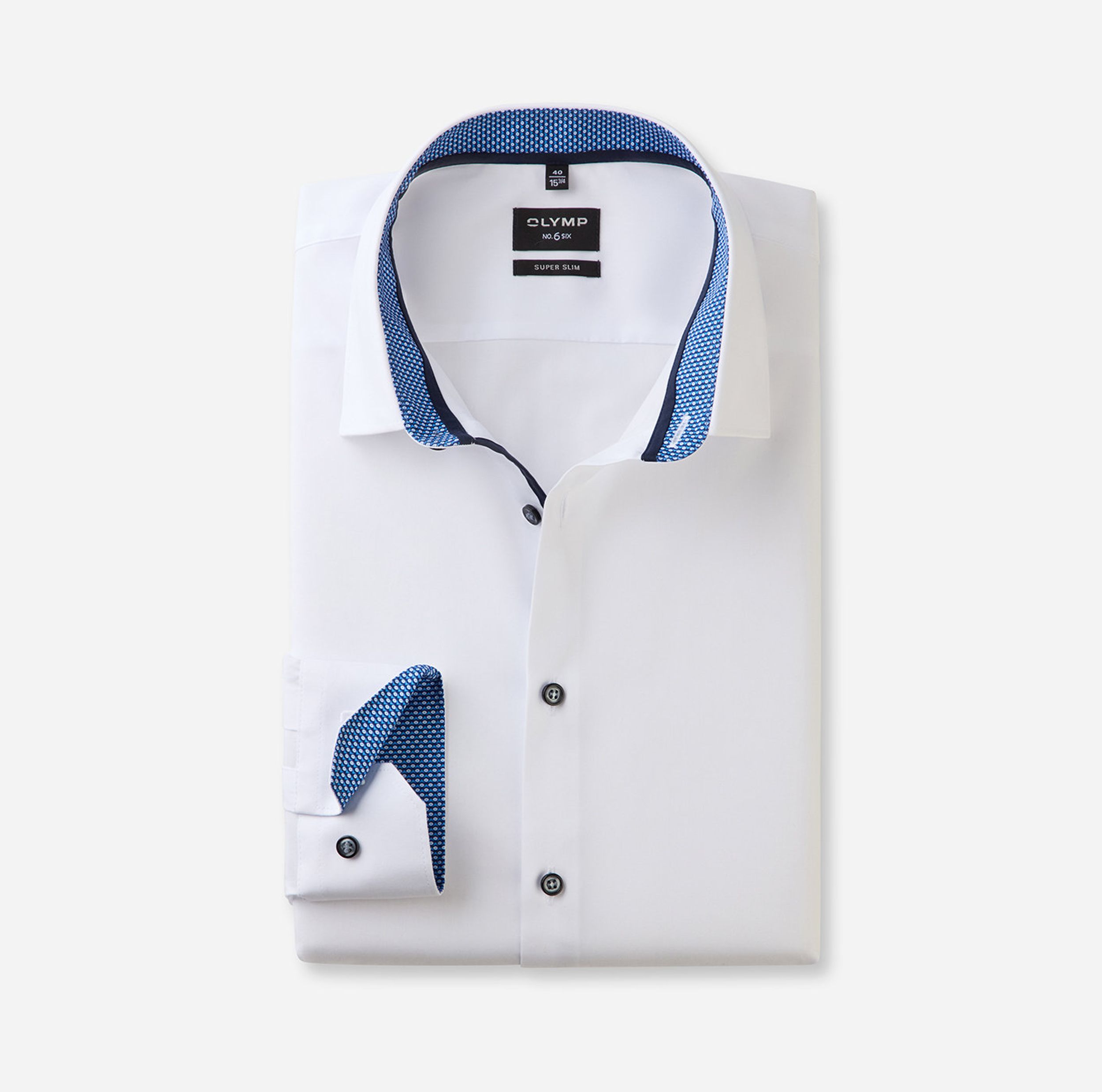 Olymp |  Olymp Hemd Slim Fit  | 44 | marine