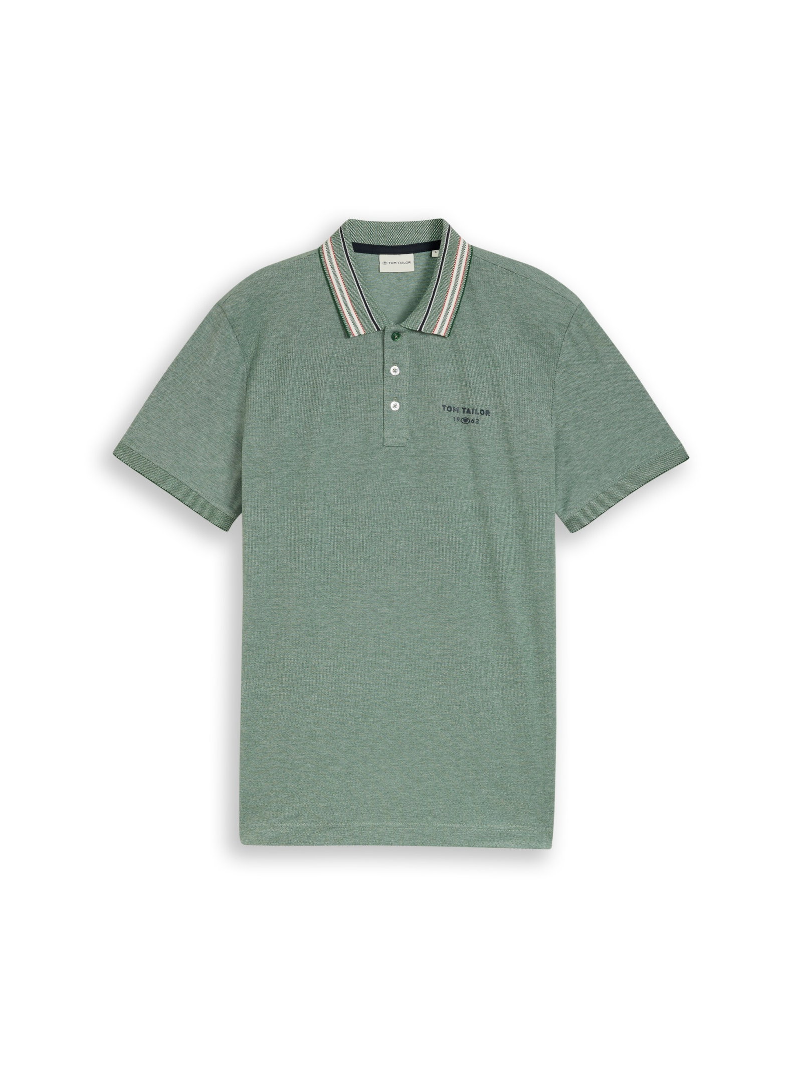 contrast polo, Garden Green #1