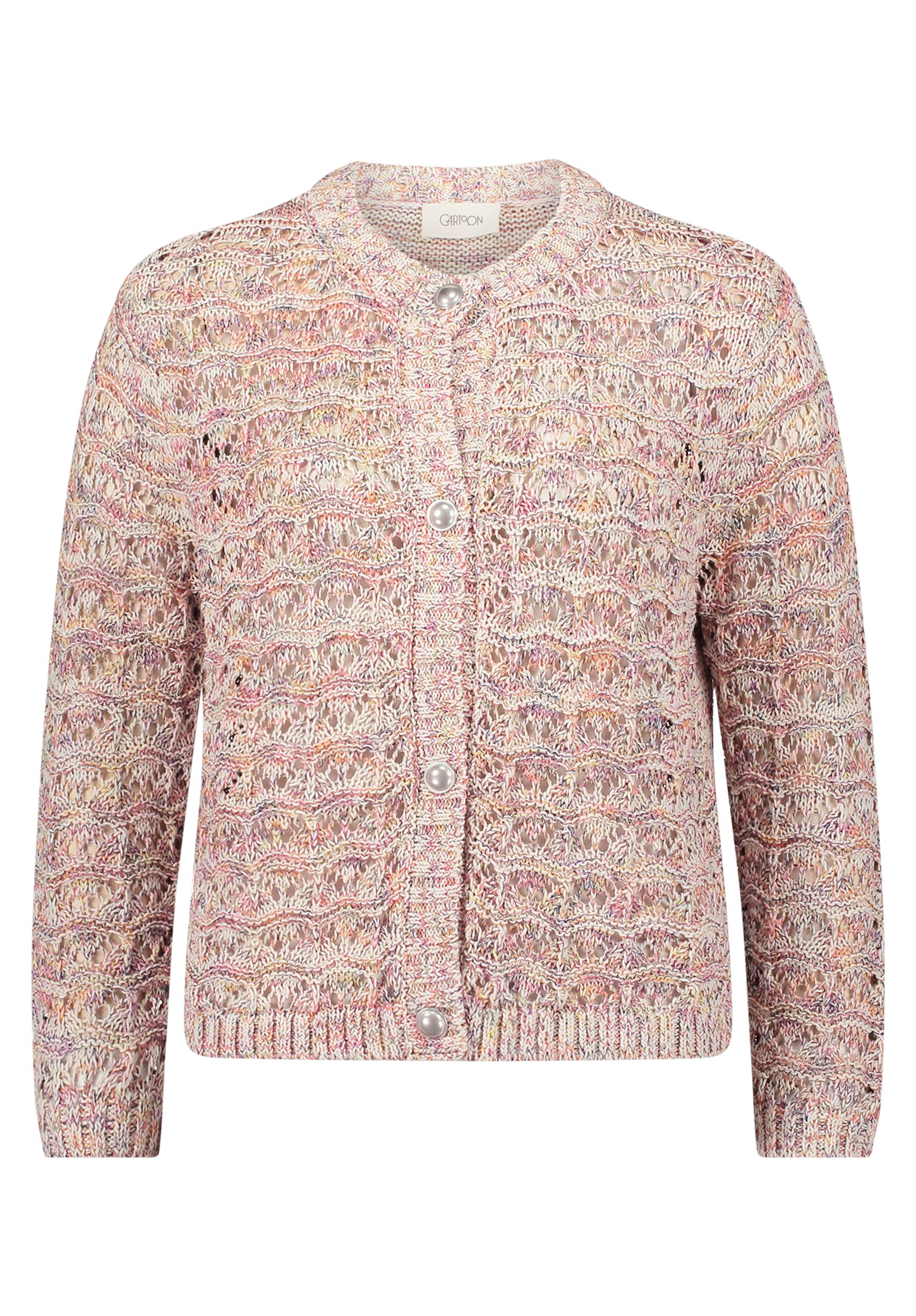 Cartoon |  Cartoon Strickjacke | Cardigan  | 38 | weiß/blau