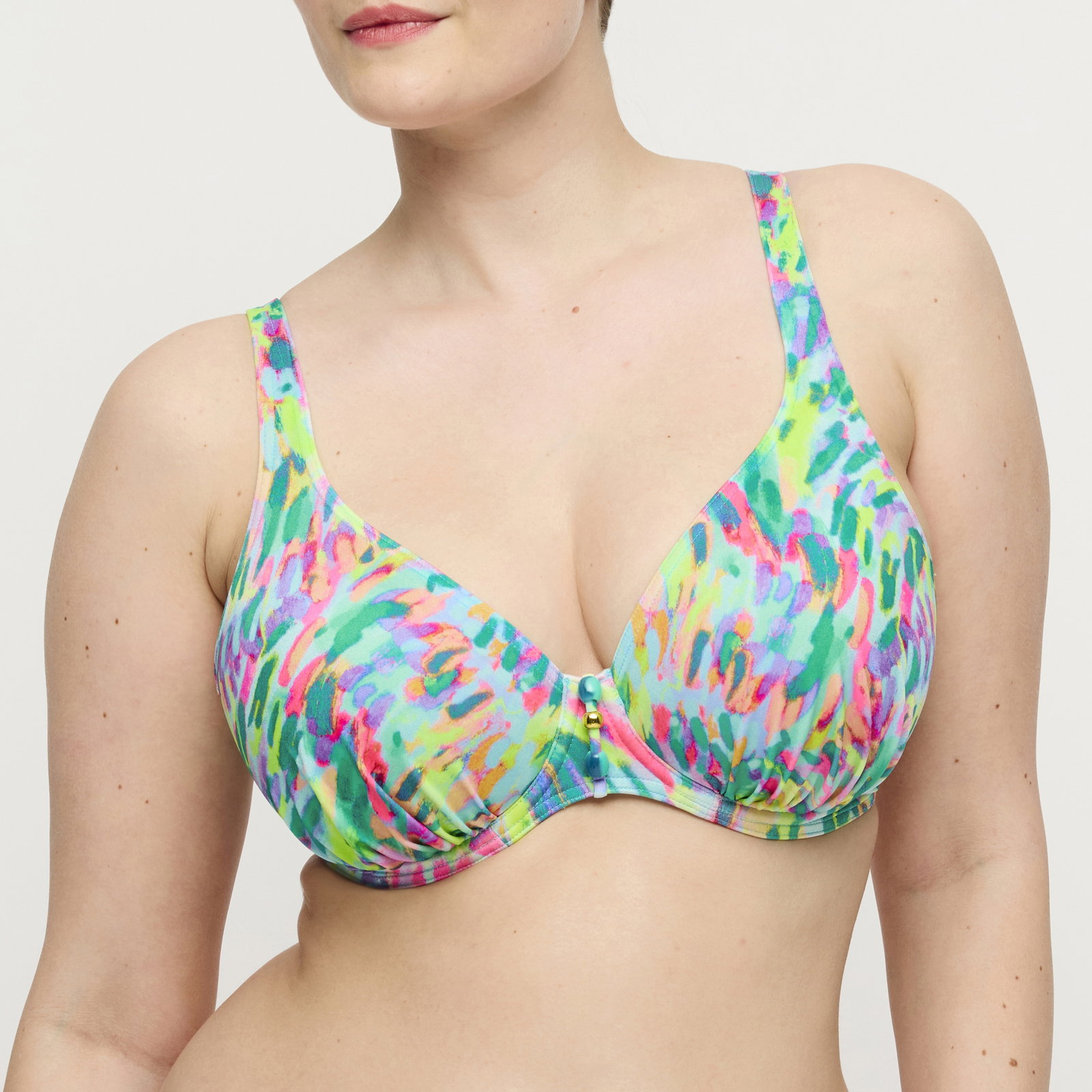 DOUALA Impressionist Summer halb unterlegter Bikini tief. #3