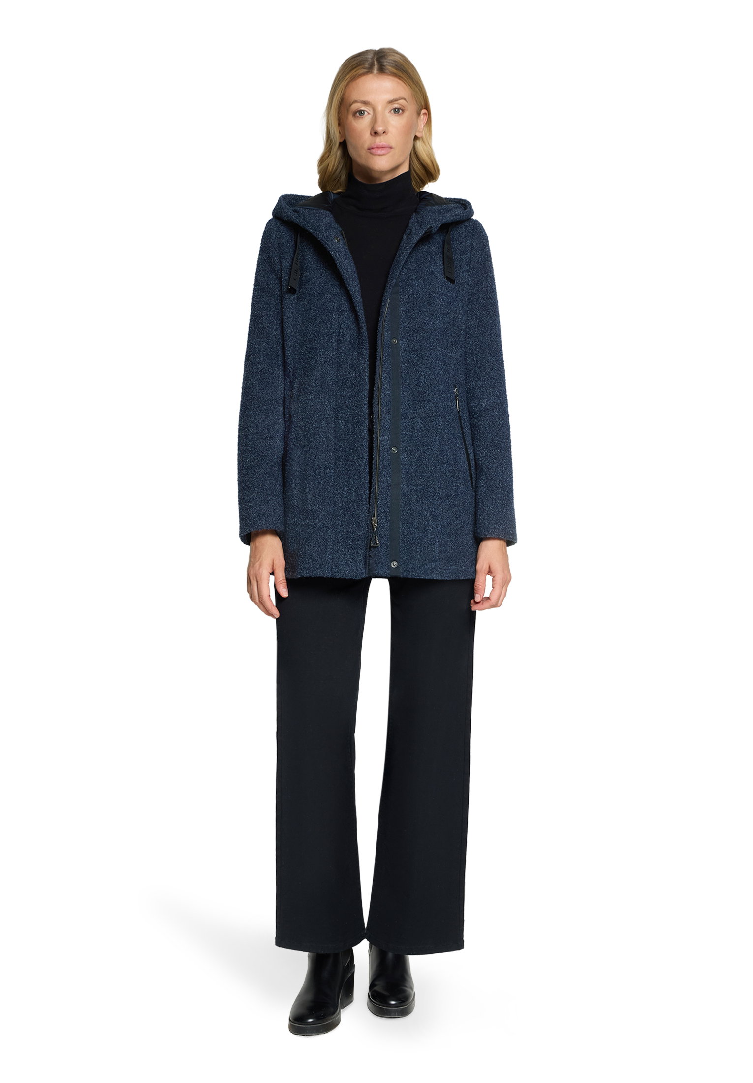 Jacke Wolle, Moonlight Blue Melange #5